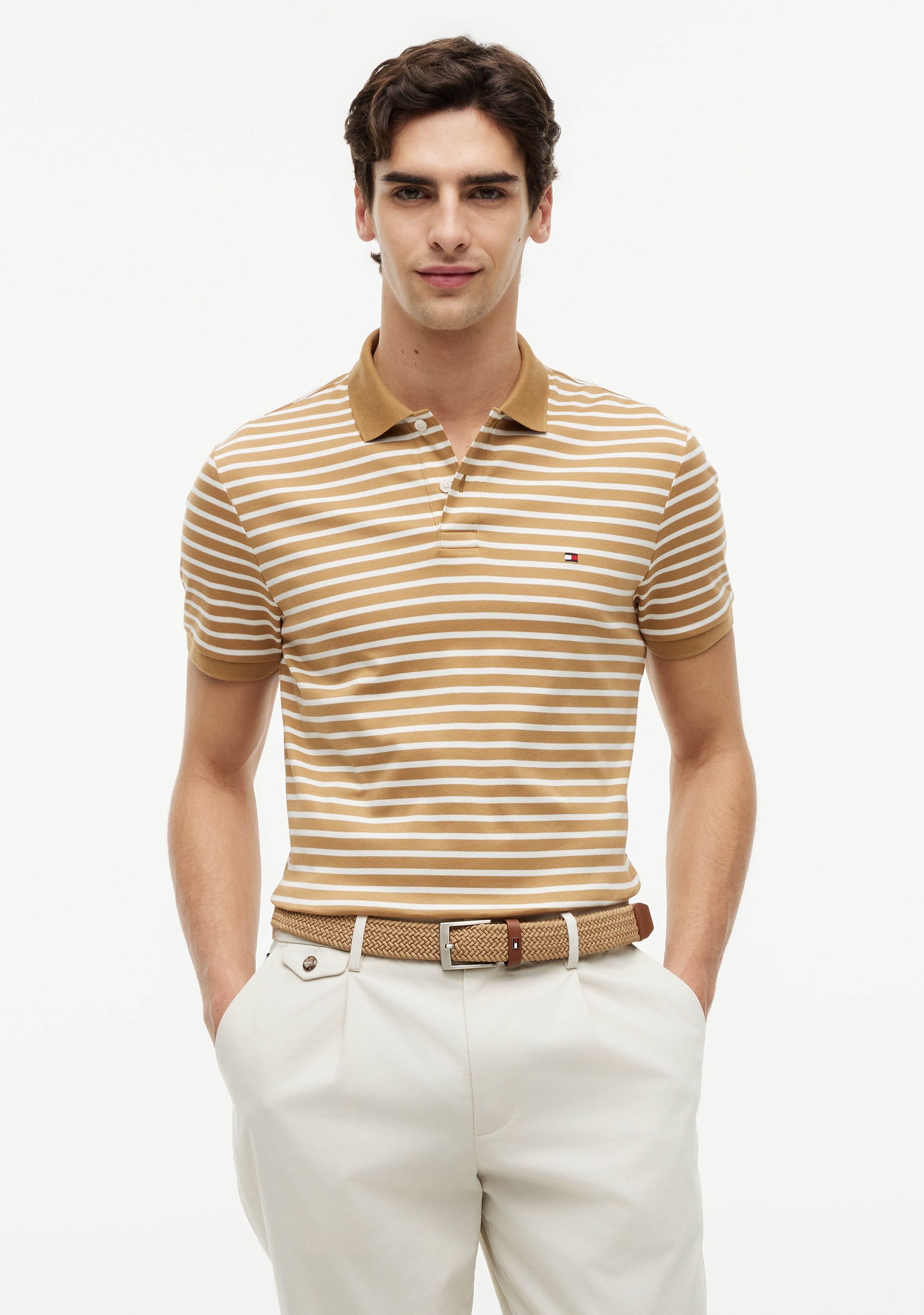 TOMMY HILFIGER - POLO - Beige