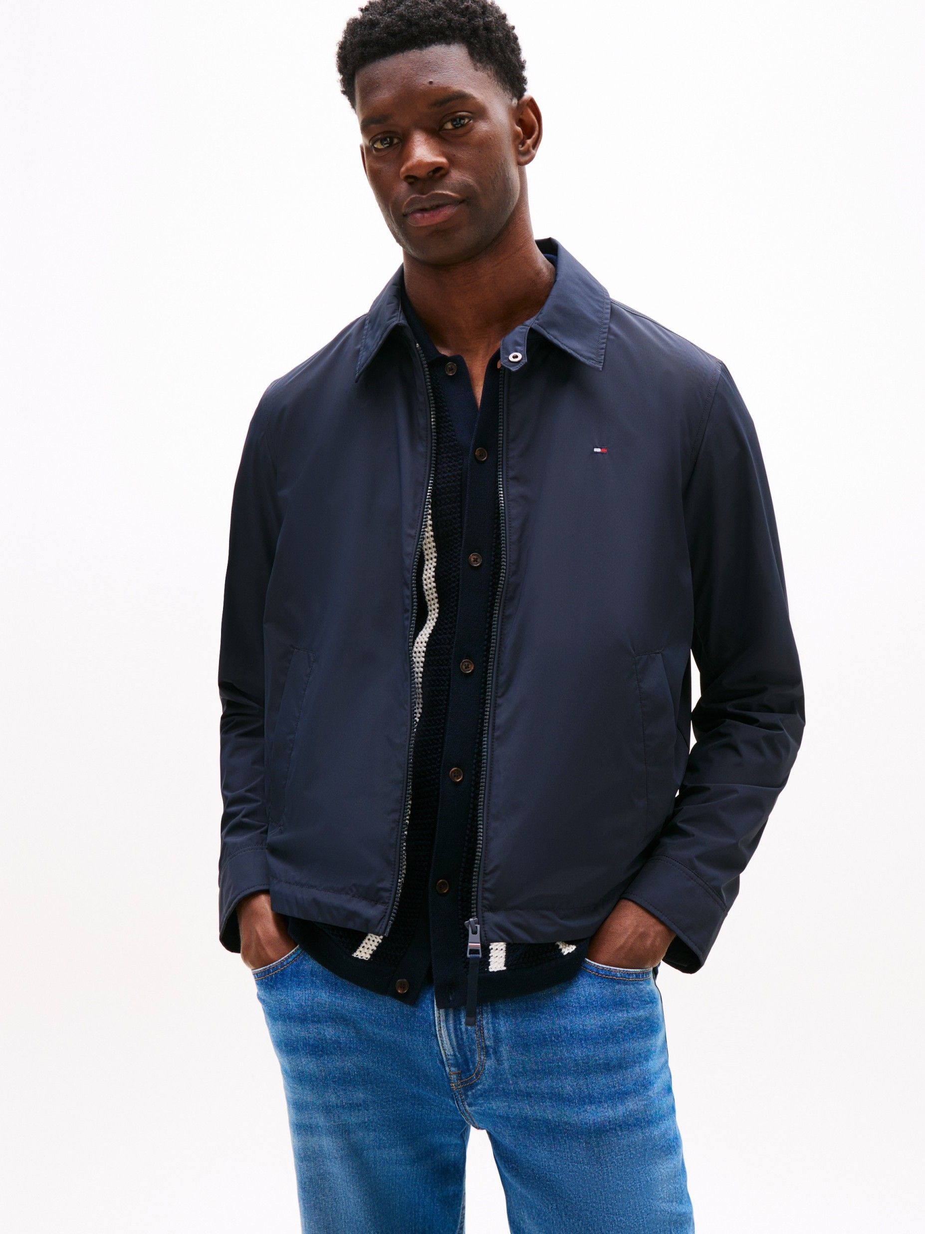 TOMMY HILFIGER - OVERSHIRT - Blauw