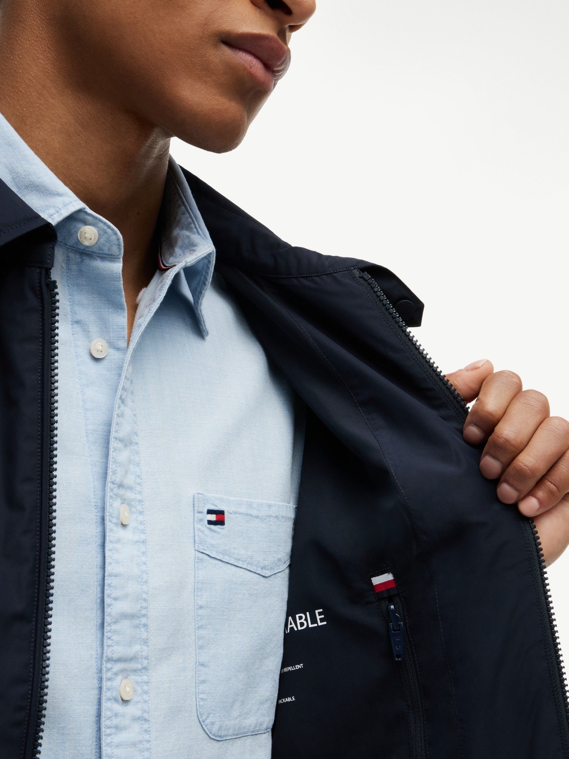 TOMMY HILFIGER - OVERSHIRT - Blauw