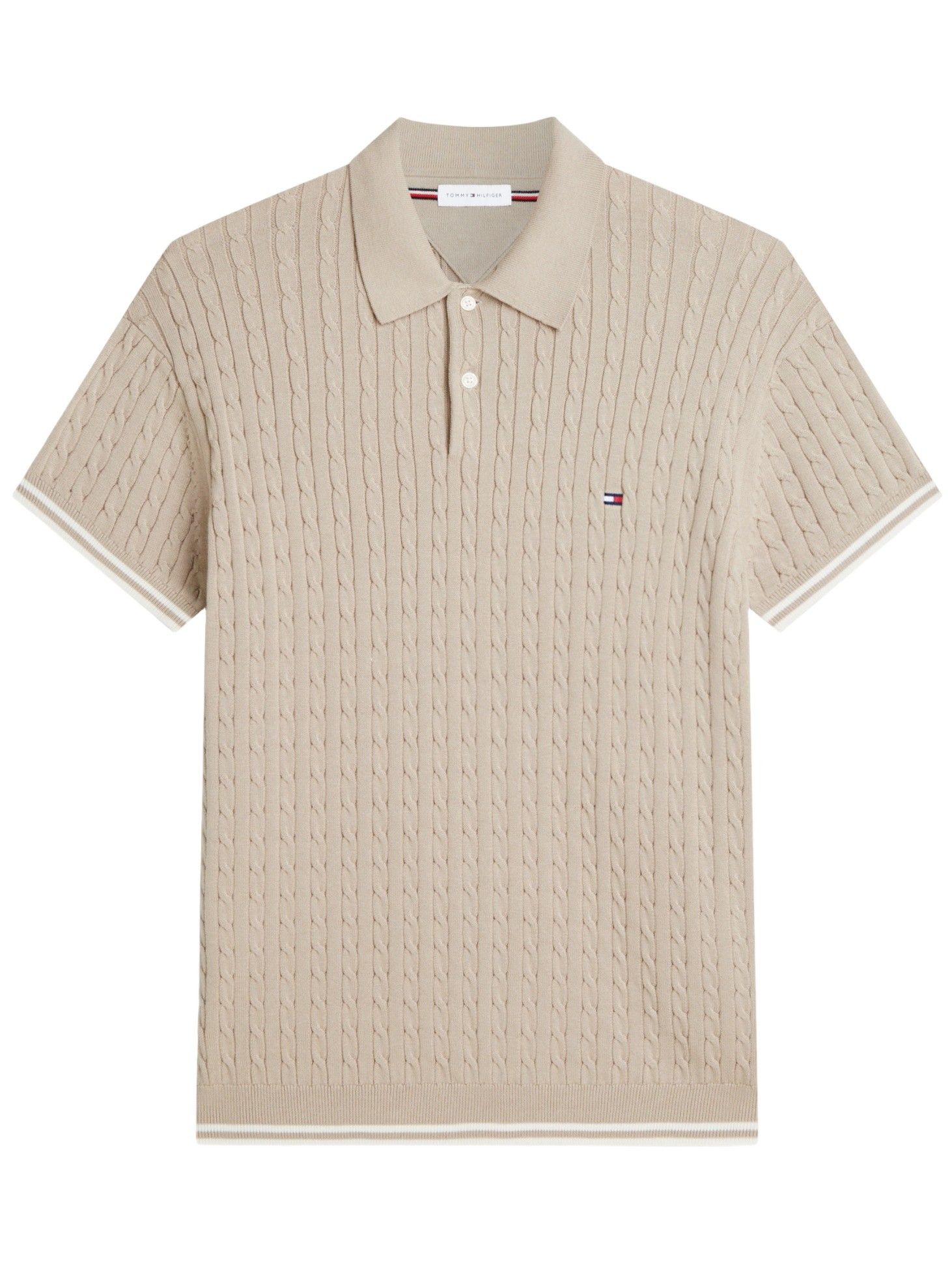 TOMMY HILFIGER - POLO - Beige