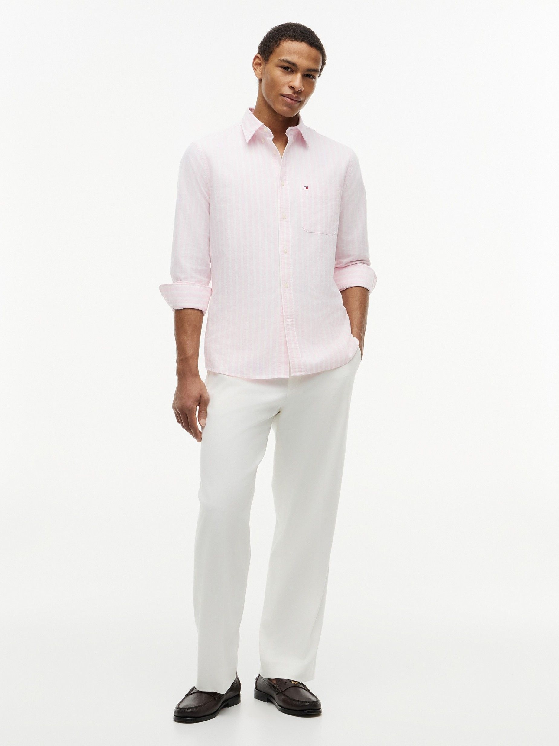 TOMMY HILFIGER - OVERHEMD - Roze