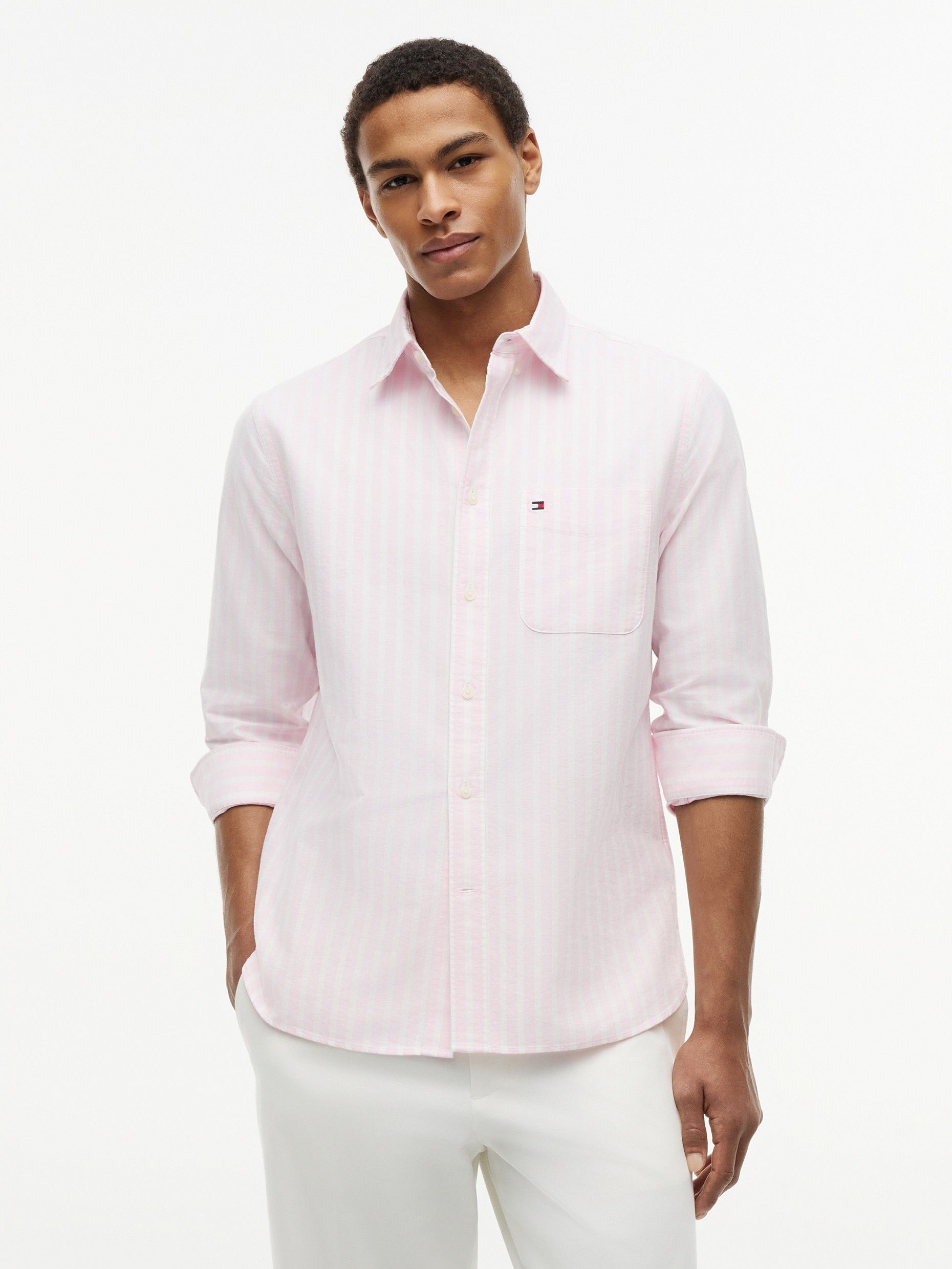 TOMMY HILFIGER - OVERHEMD - Roze