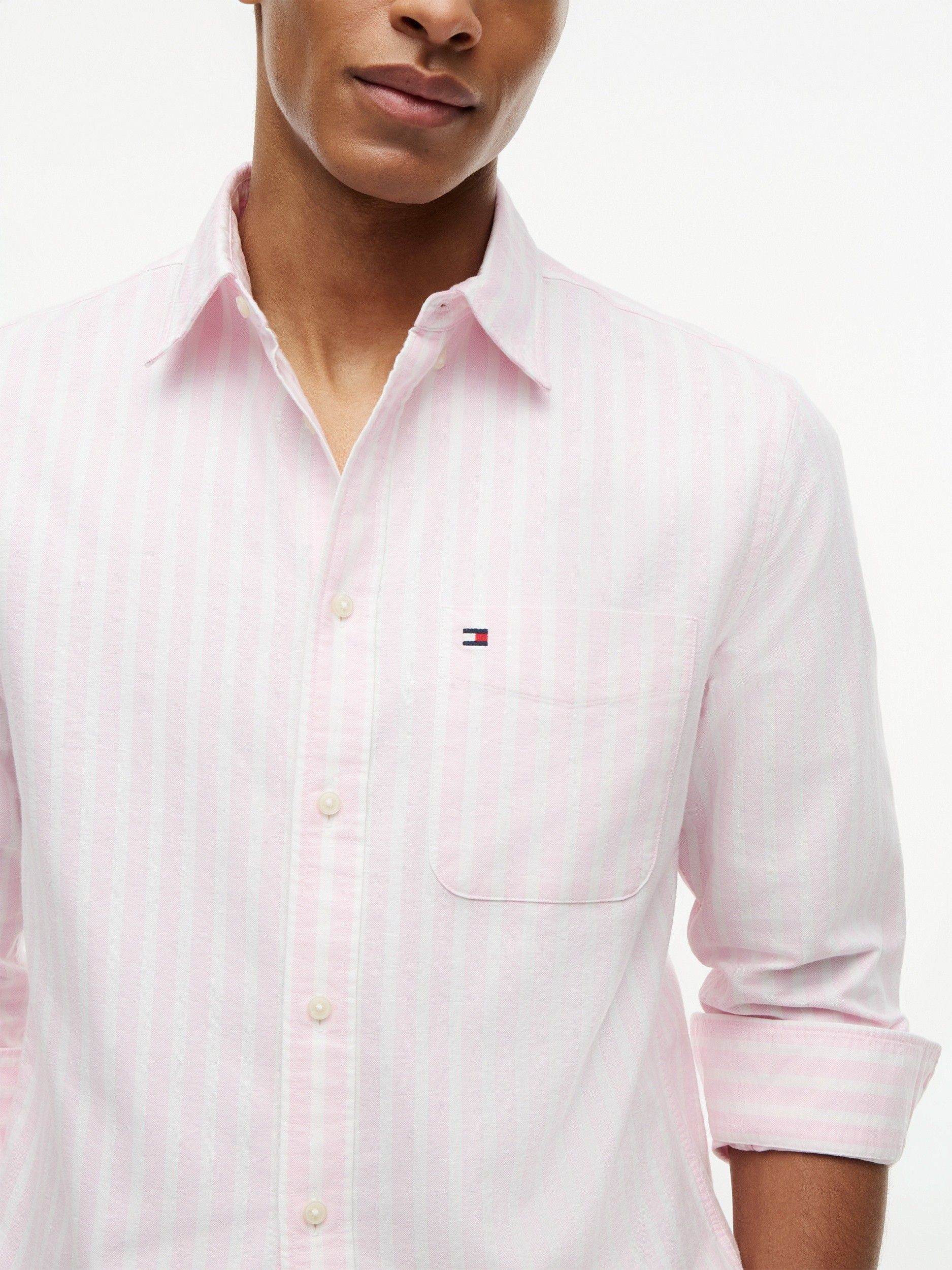 TOMMY HILFIGER - OVERHEMD - Roze