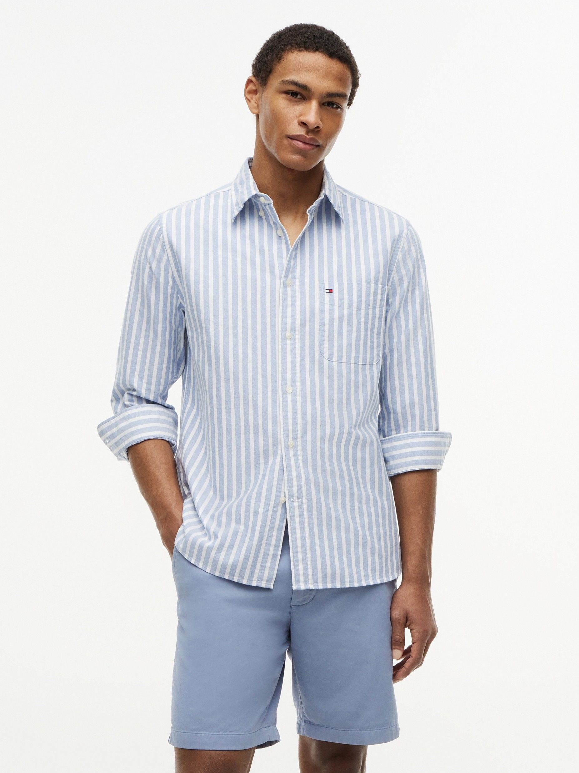 TOMMY HILFIGER - OVERHEMD - Blauw