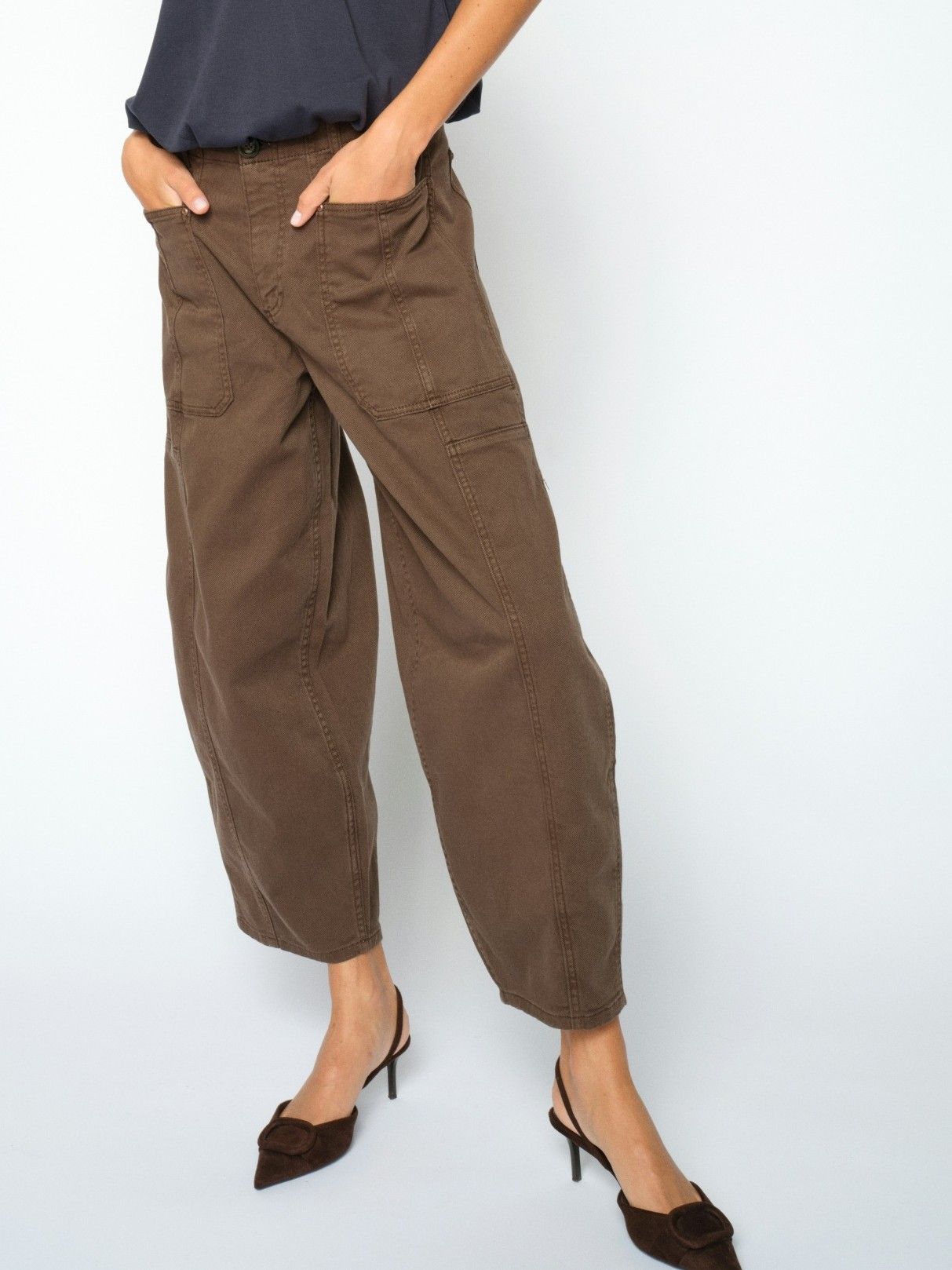 MOSMOSH - BROEK - Bruin