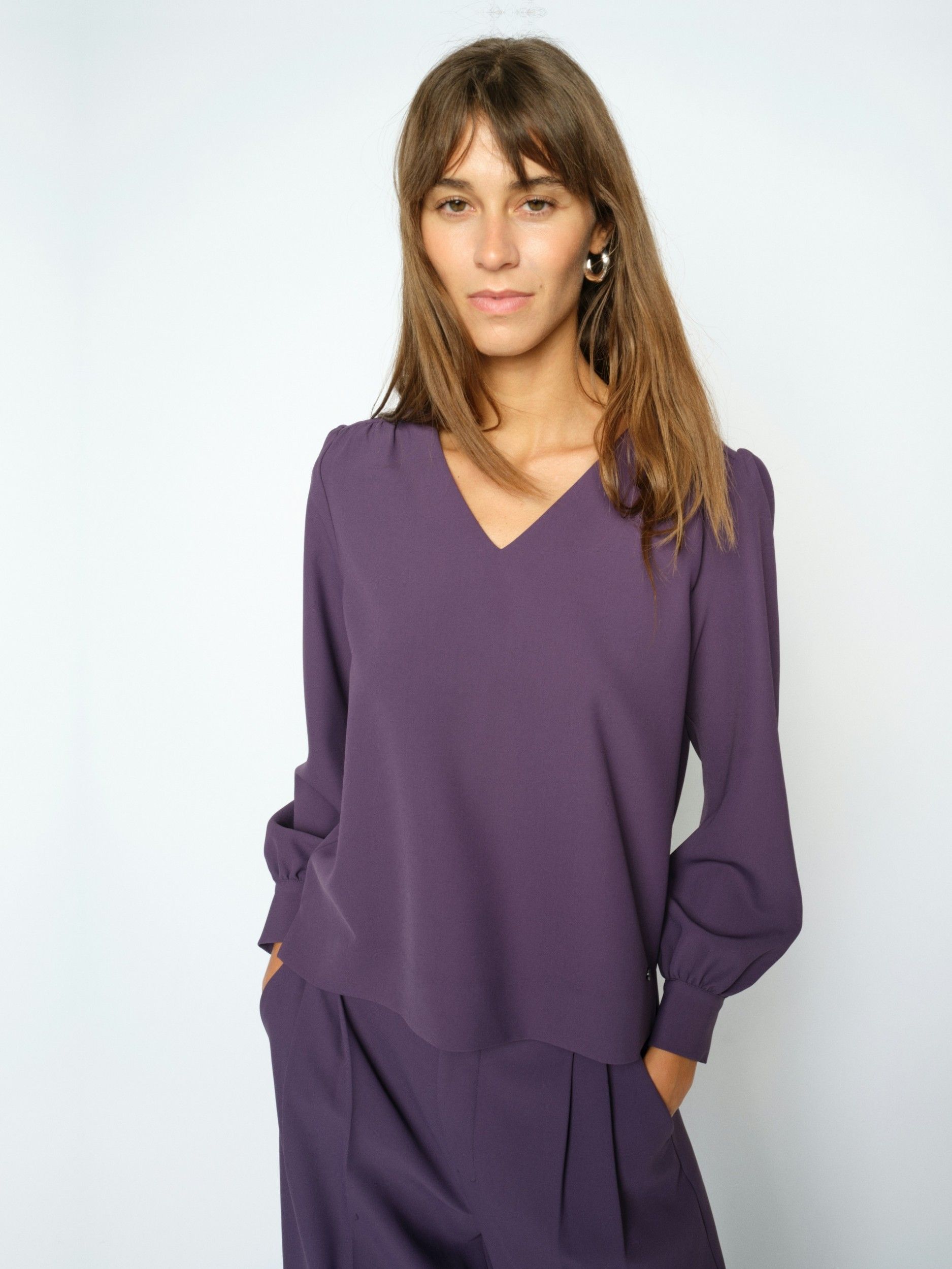 MOSMOSH - BLOUSE - Paars