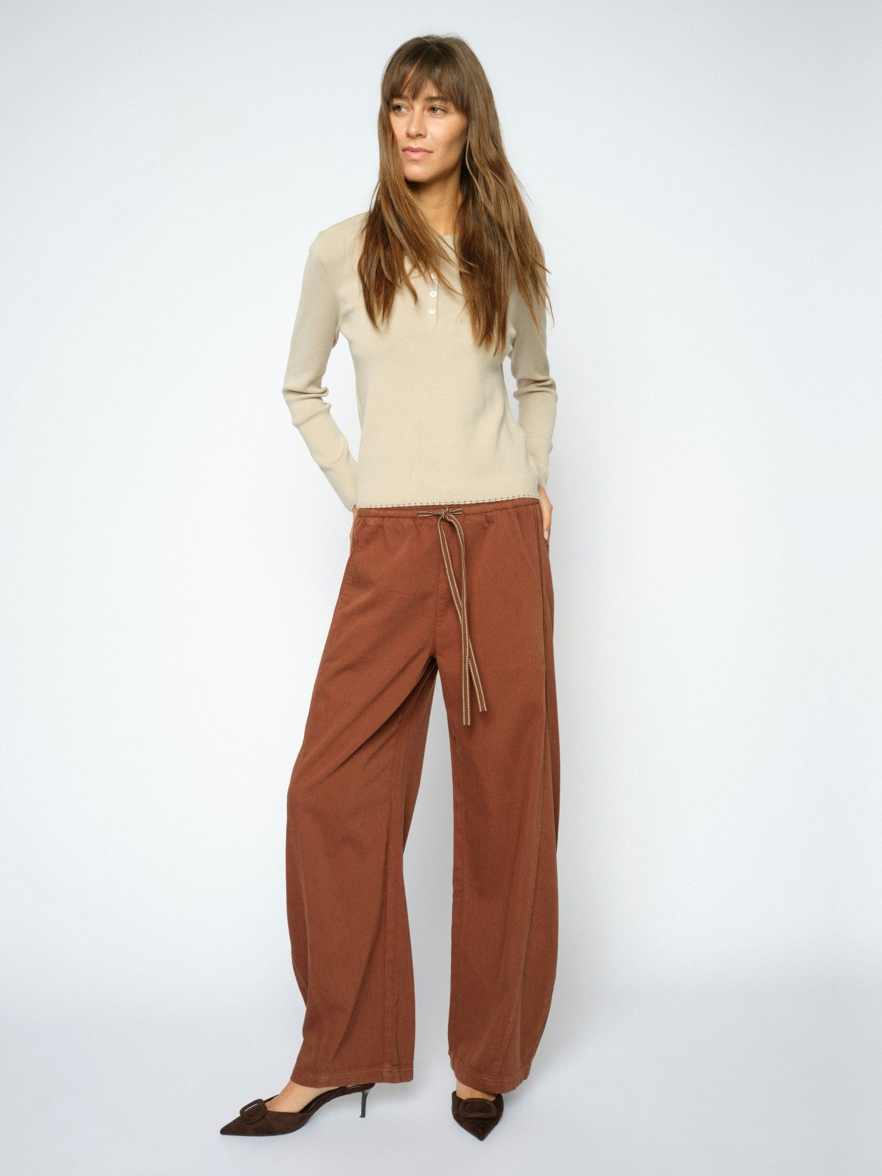 MOSMOSH - BROEK - Bruin