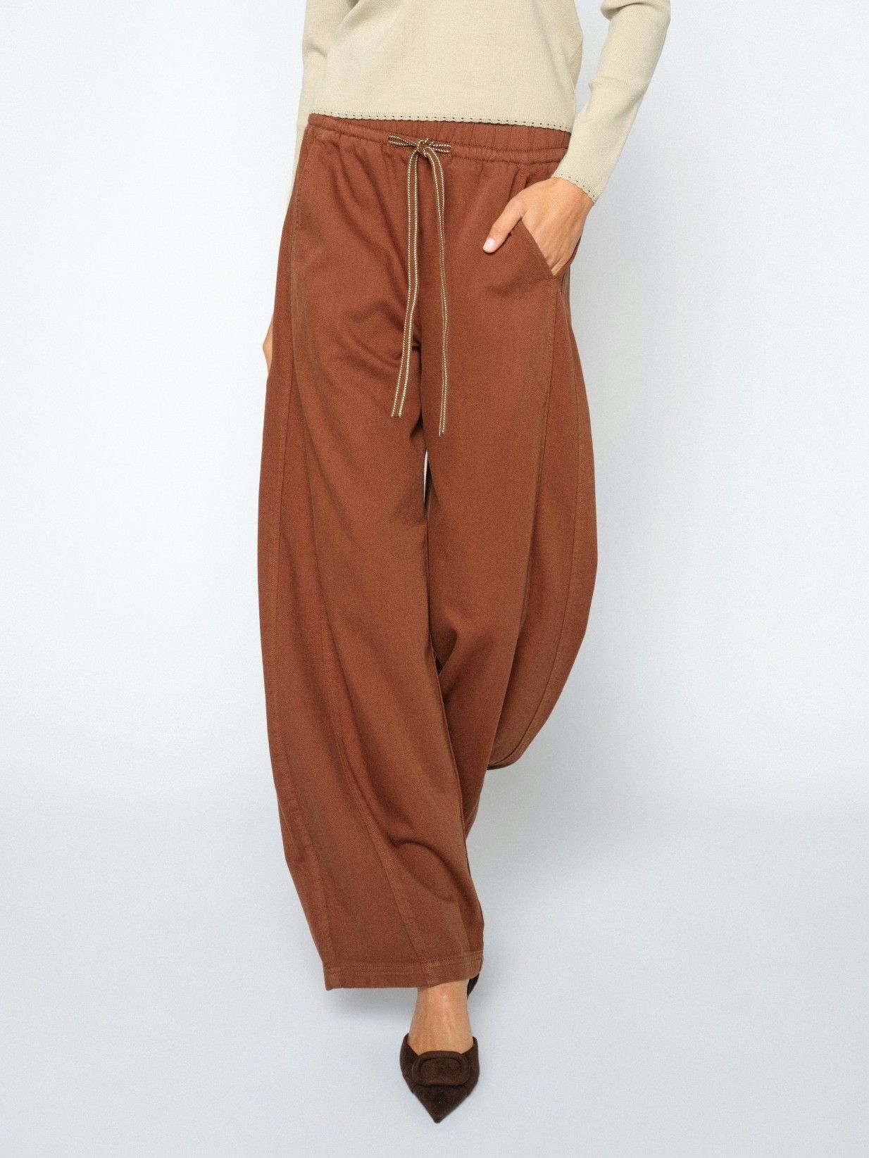MOSMOSH - BROEK - Bruin