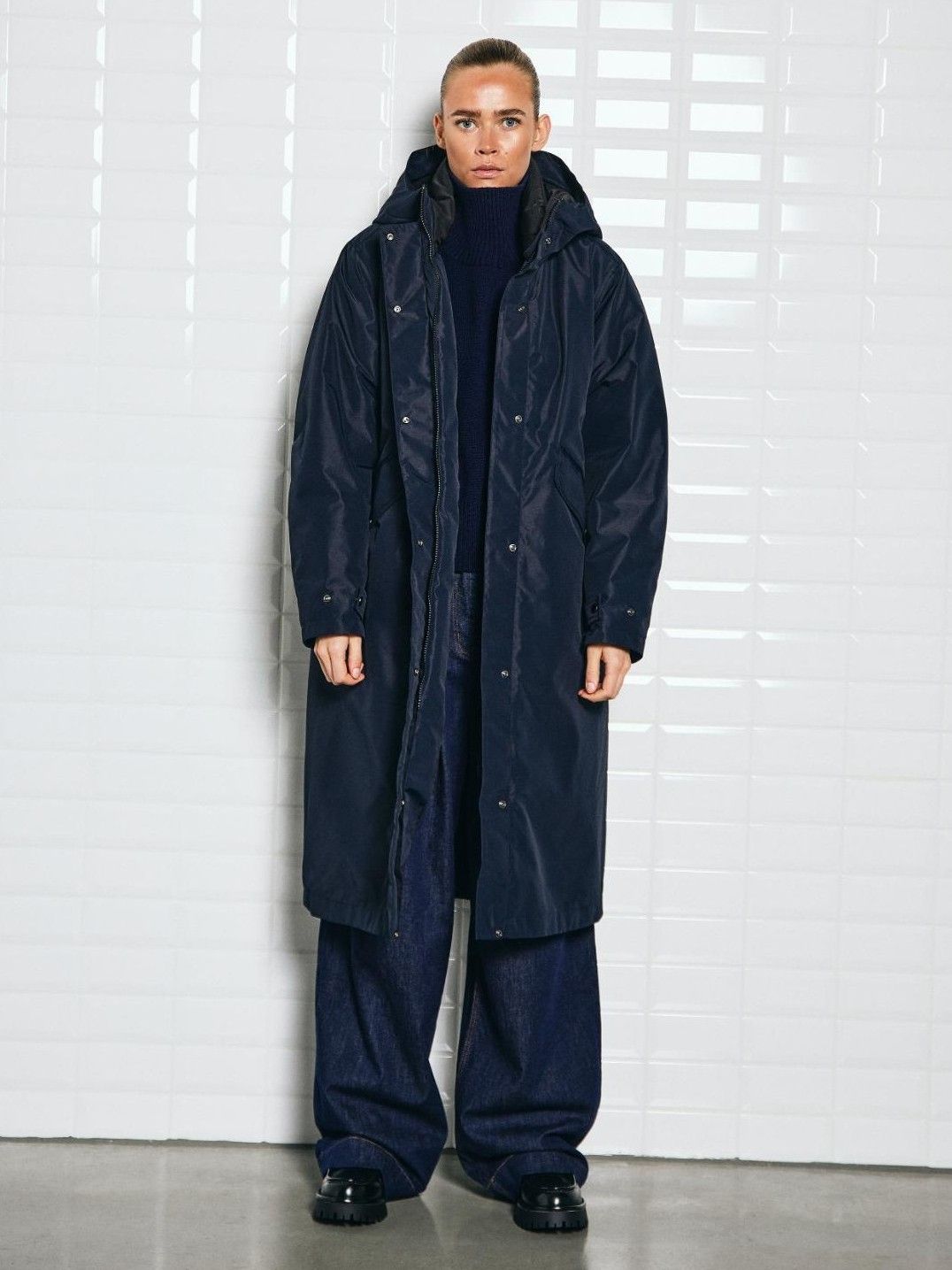 WITH BLACK - JAS - Blauw
