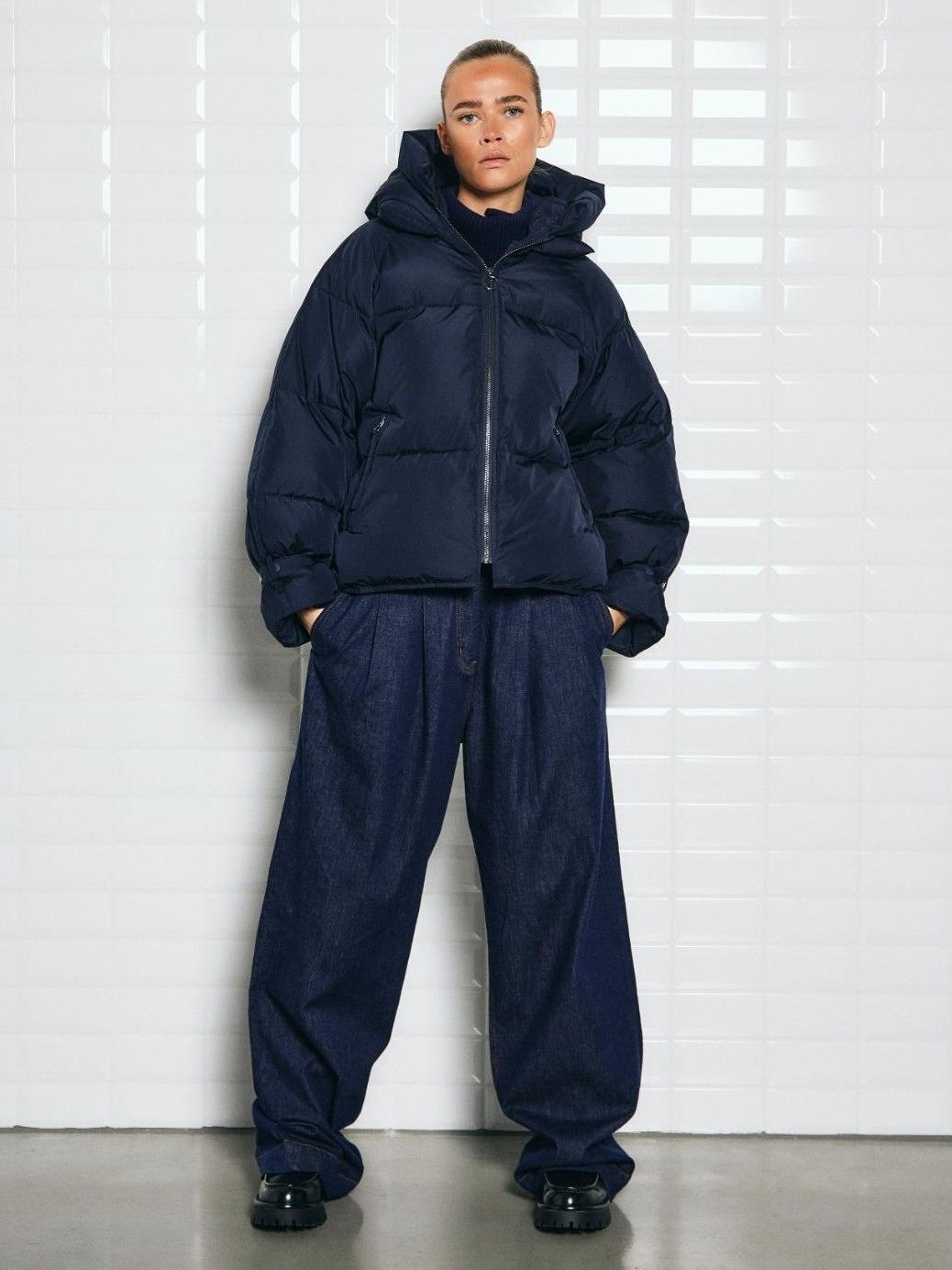 WITH BLACK - JAS - Blauw