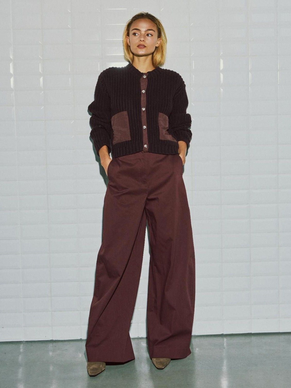 WITH BLACK - VEST - Rood