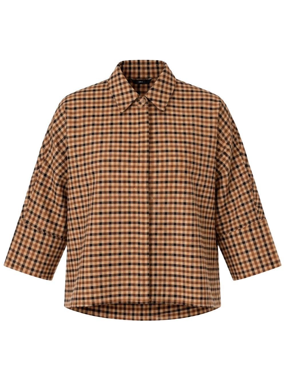 WITH BLACK - BLOUSE - Beige