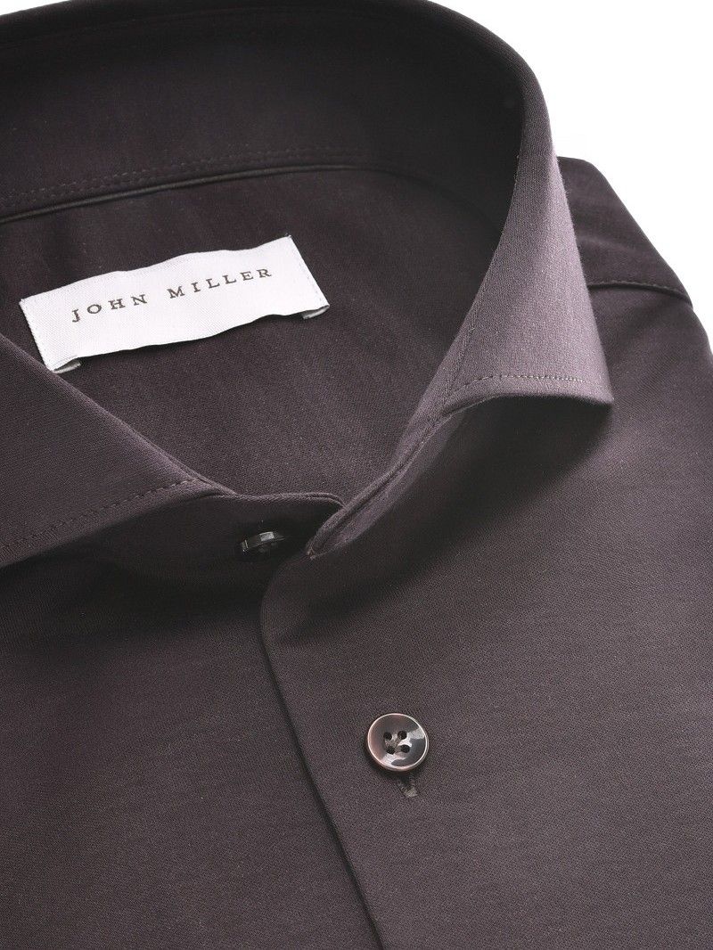 JOHN MILLER - OVERHEMD - Bruin