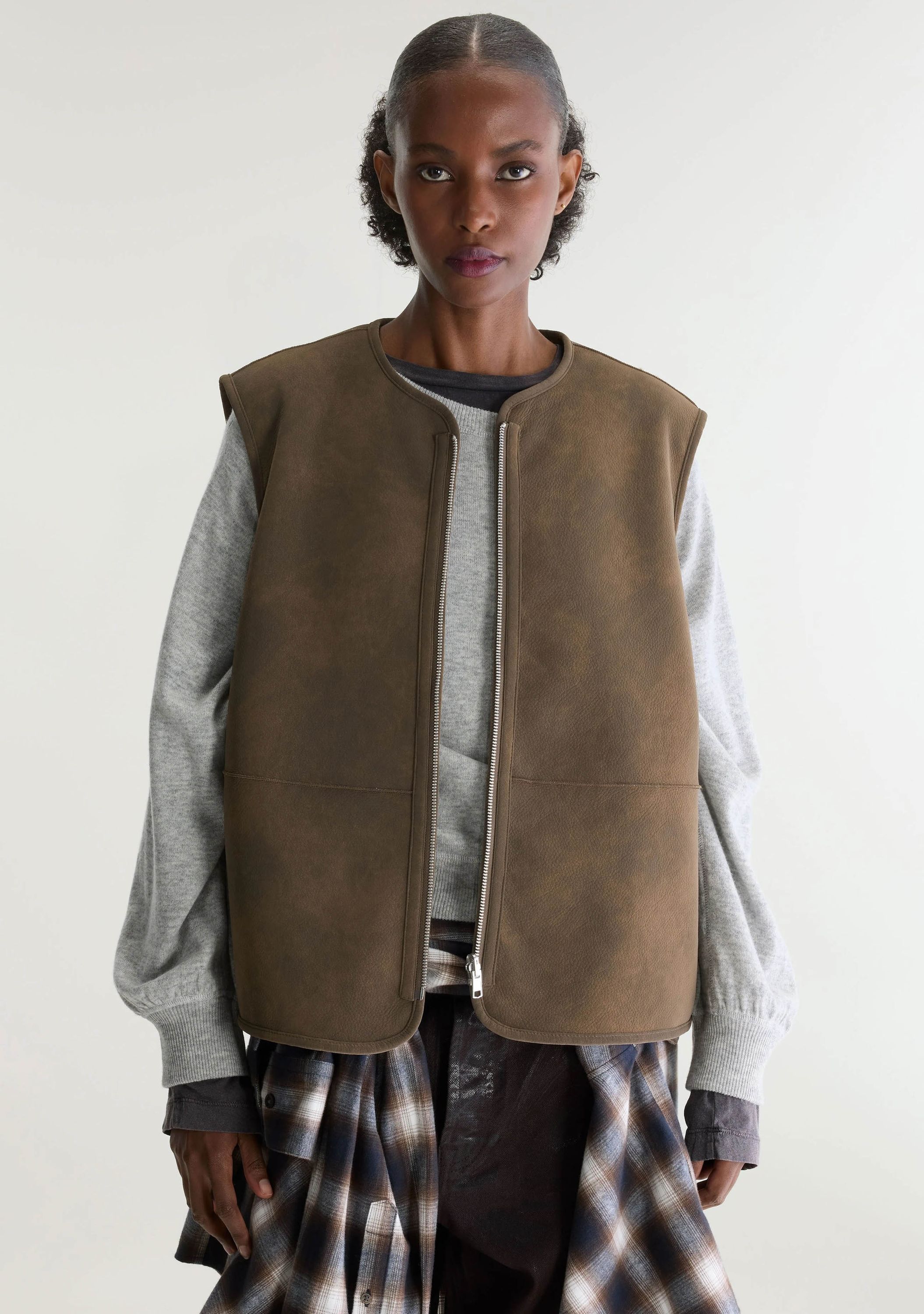BELLEROSE - GILET - Bruin