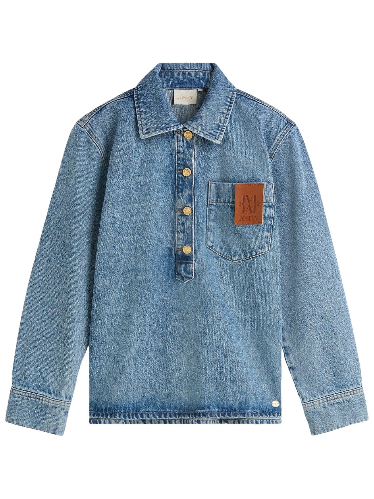 JOSH V - BLOUSE - Blauw