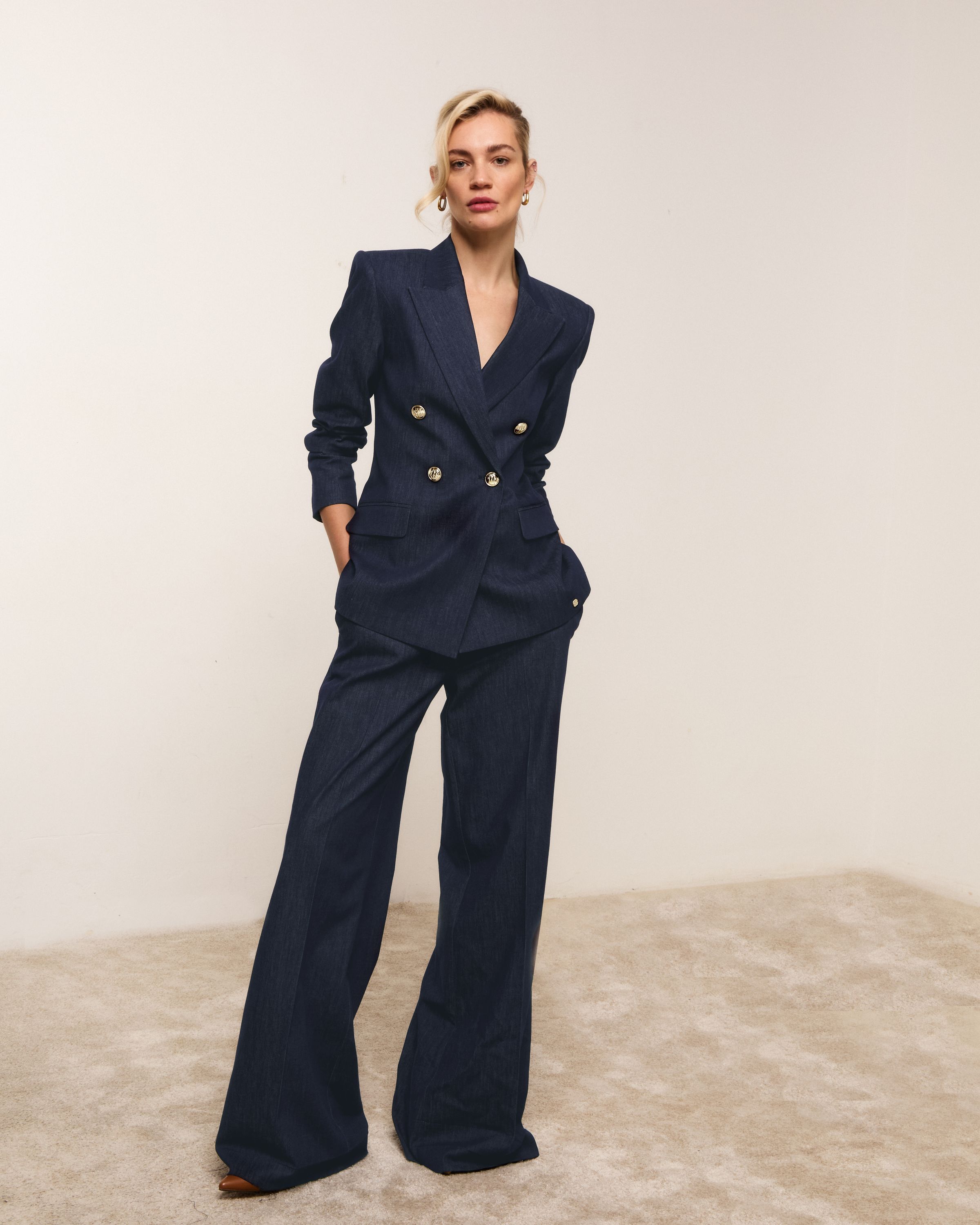 JOSH V - BLAZER - Blauw