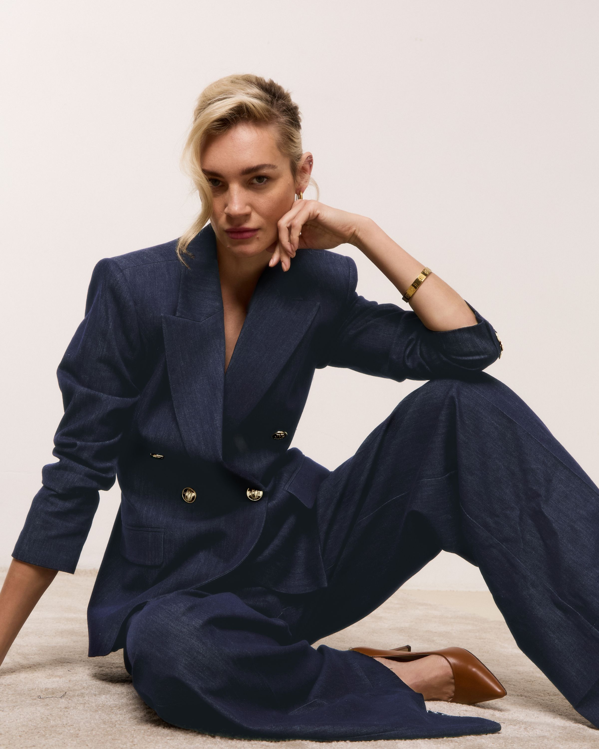 JOSH V - BLAZER - Blauw