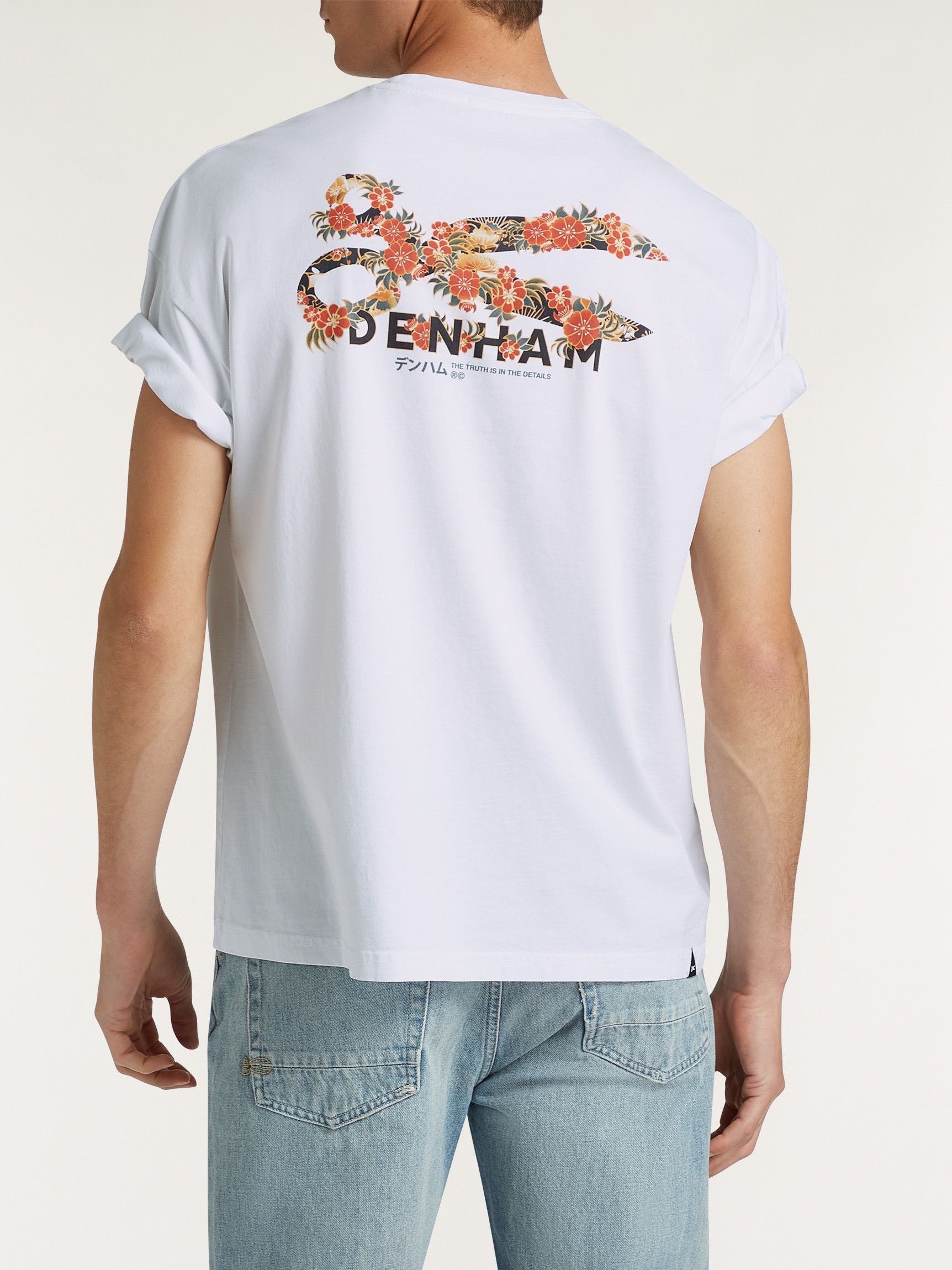 DENHAM - TSHIRT - Wit