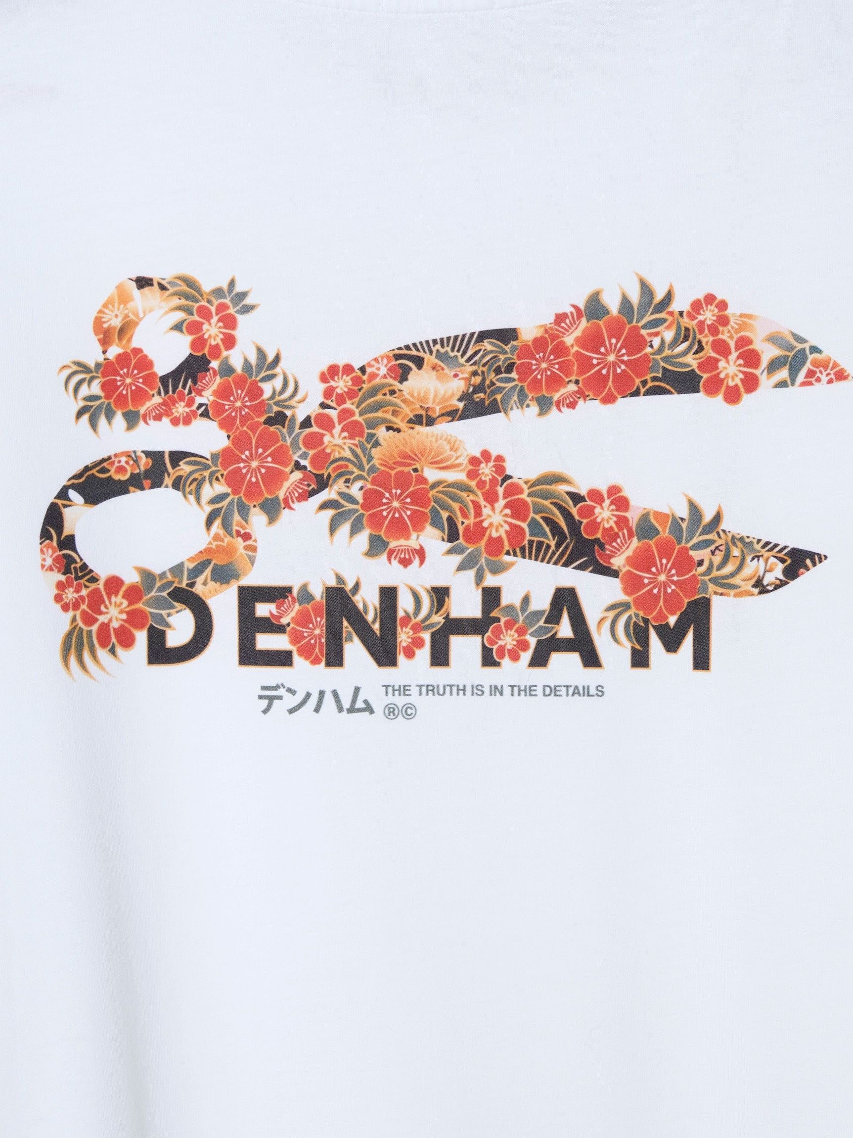 DENHAM - TSHIRT - Wit