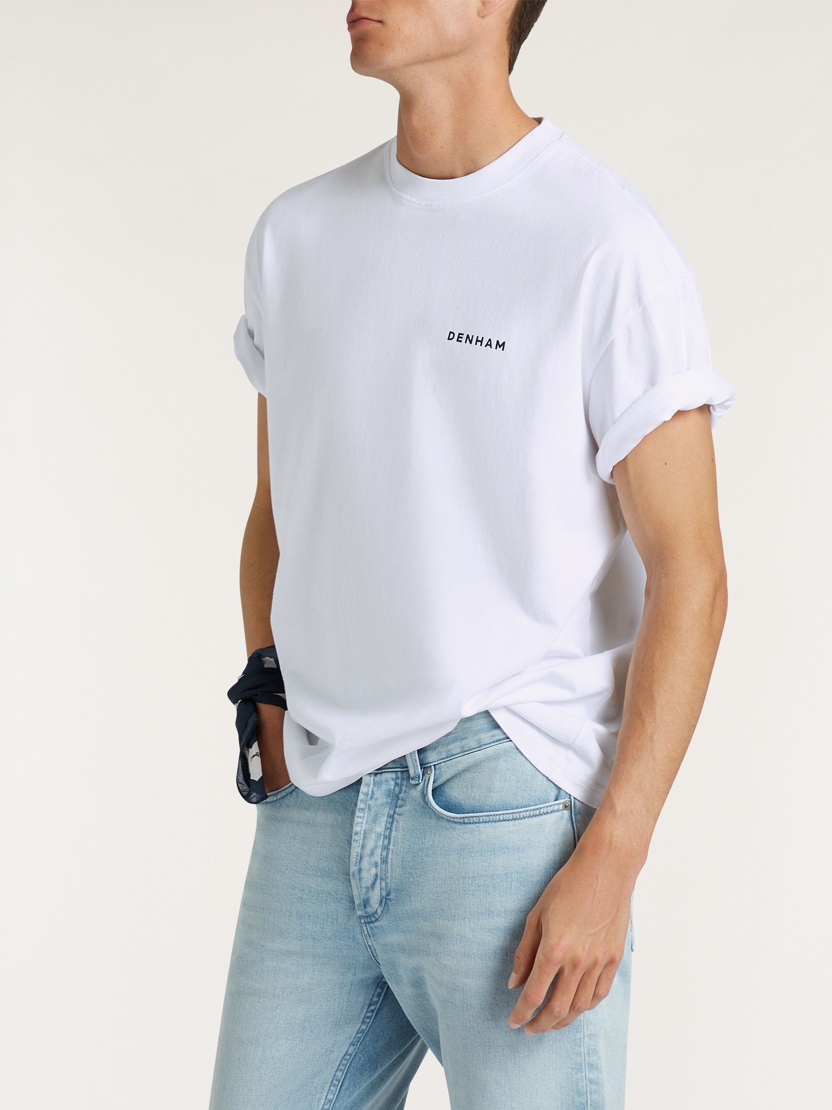 DENHAM - TSHIRT - Wit