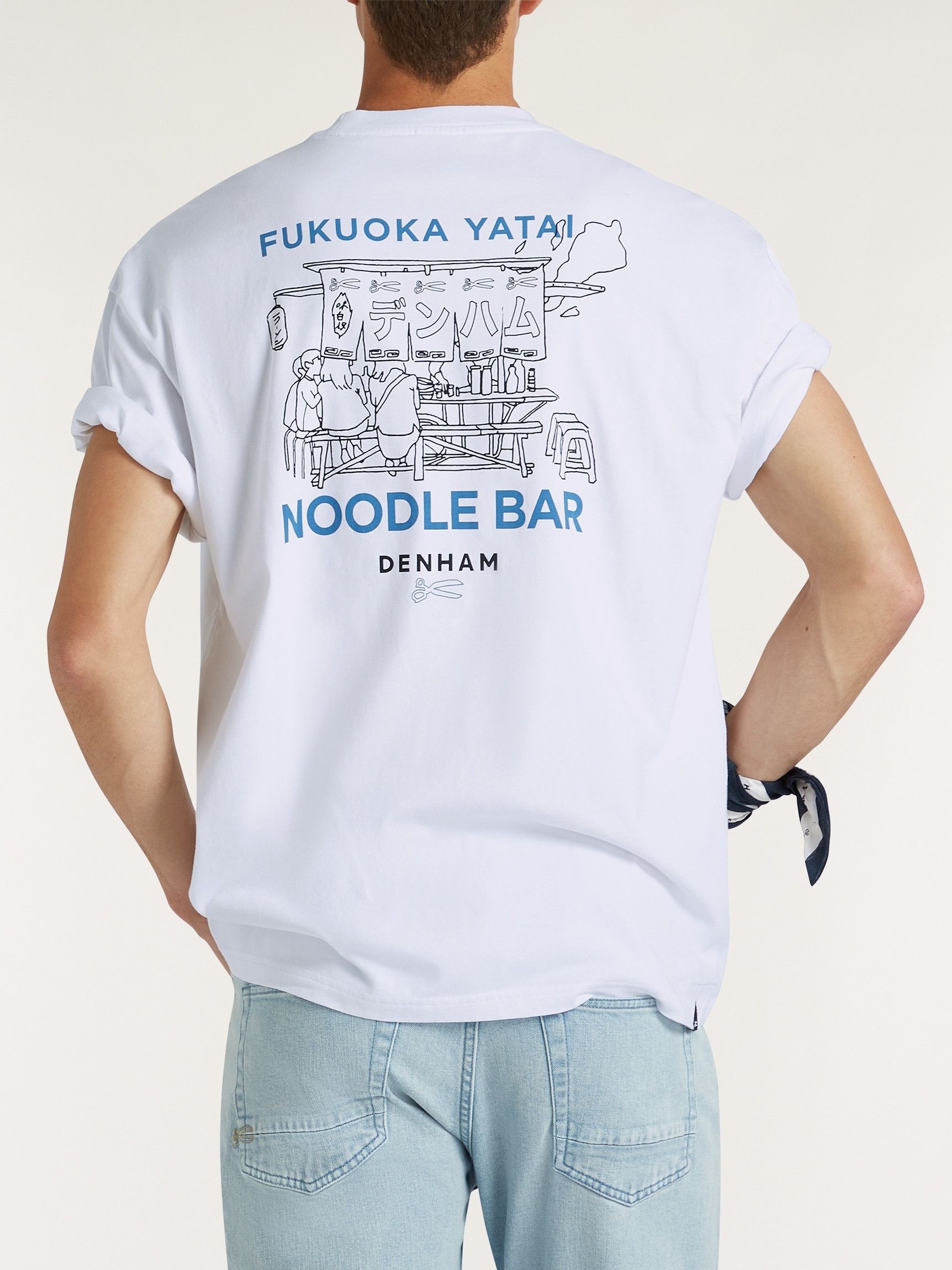 DENHAM - TSHIRT - Wit