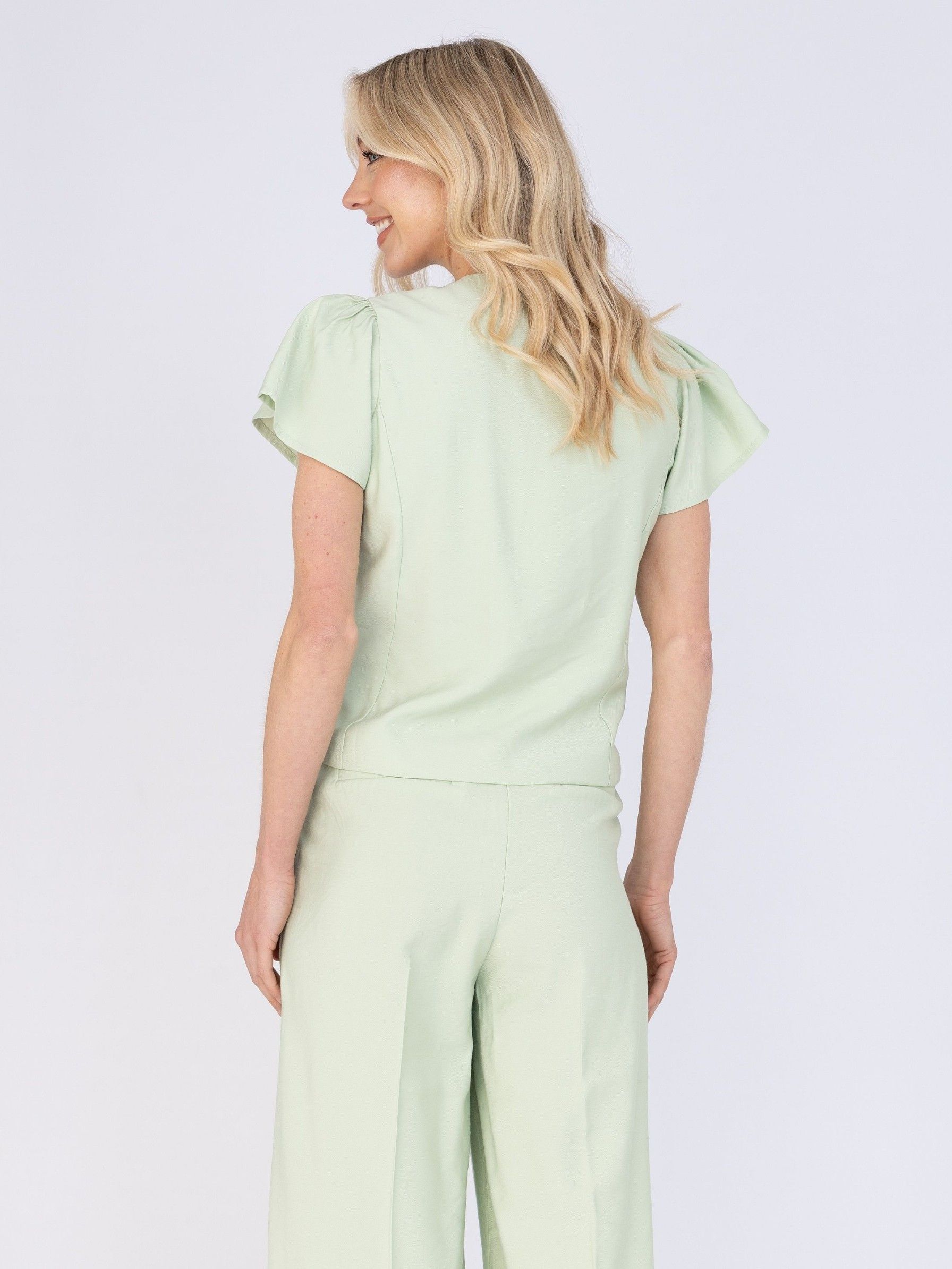 ANNA VAN TOOR - BLOUSE - Groen