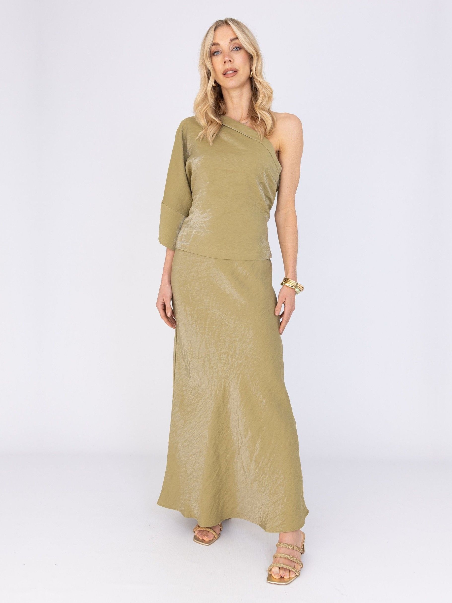 ANNA VAN TOOR - BLOUSE - Groen