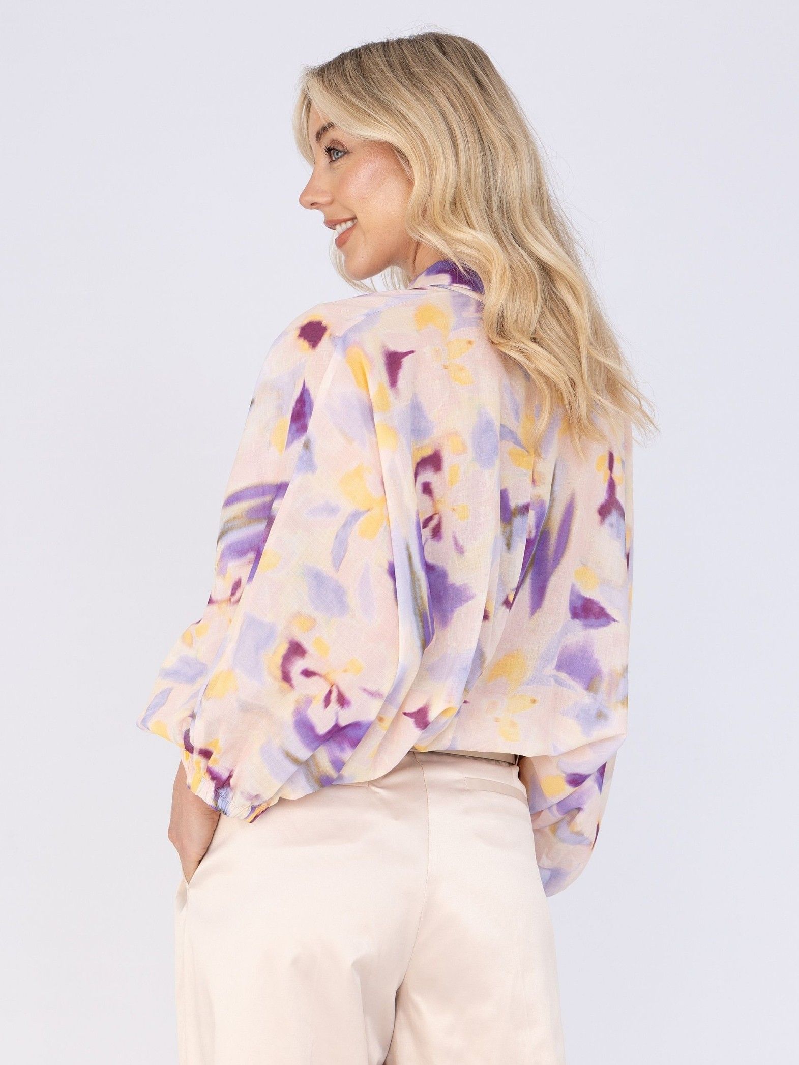 ANNA VAN TOOR - BLOUSE - Paars