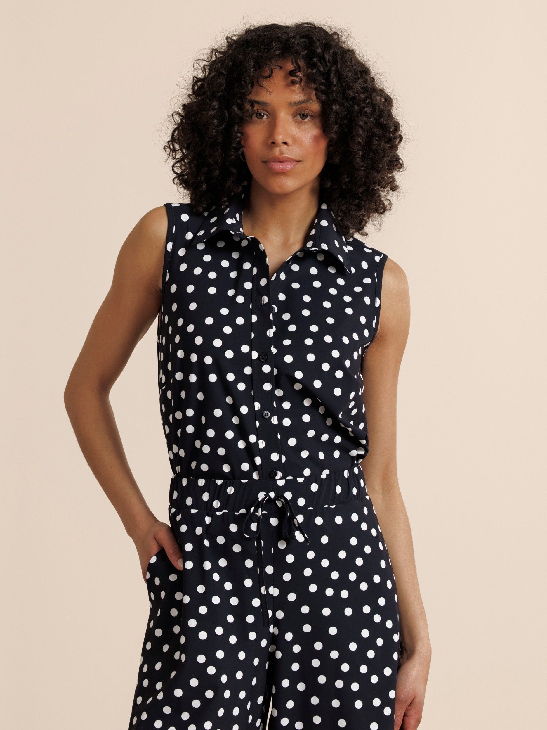 STUDIO ANNELOES - BLOUSE - Zwart