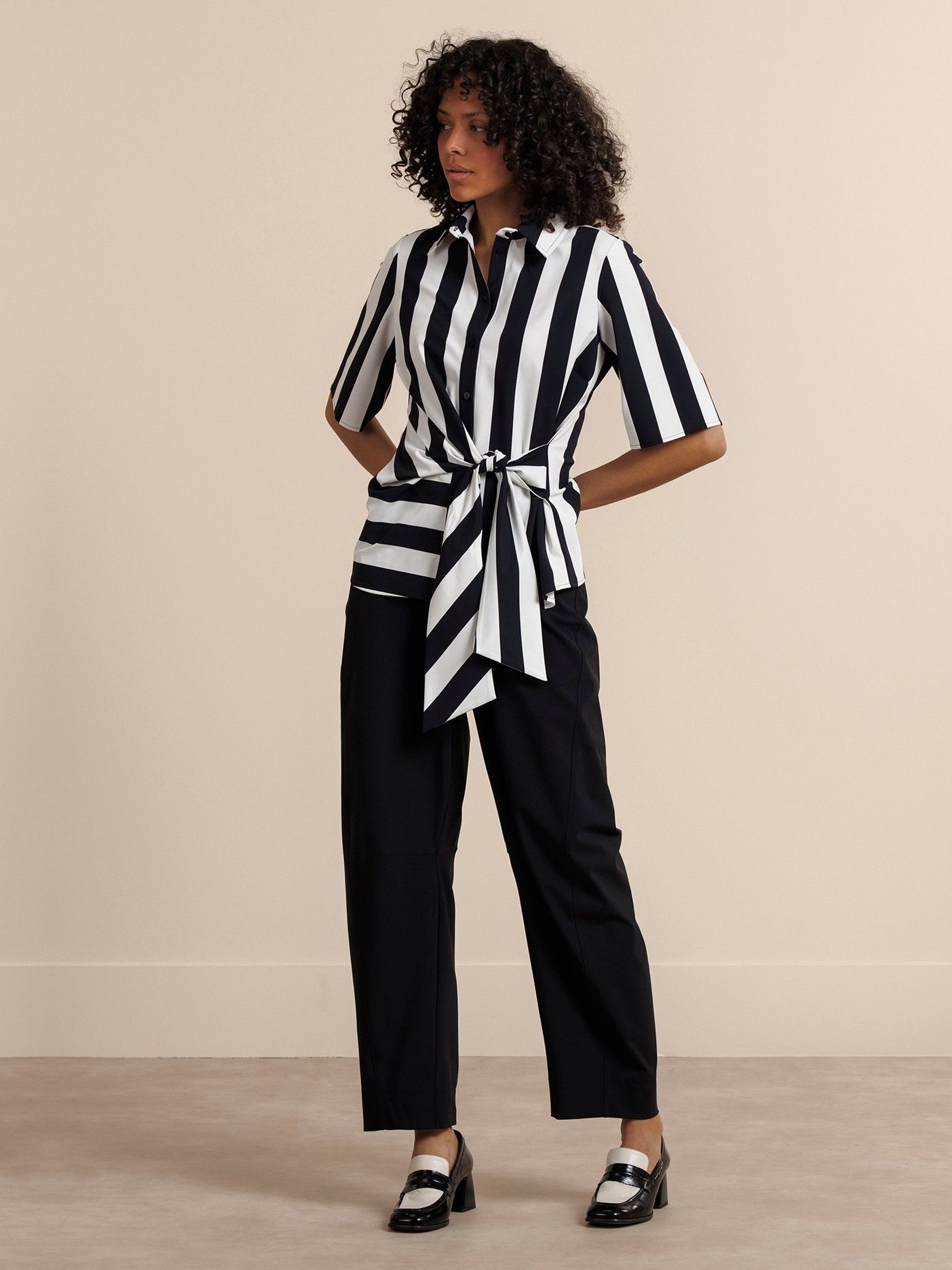 STUDIO ANNELOES - BLOUSE - Zwart