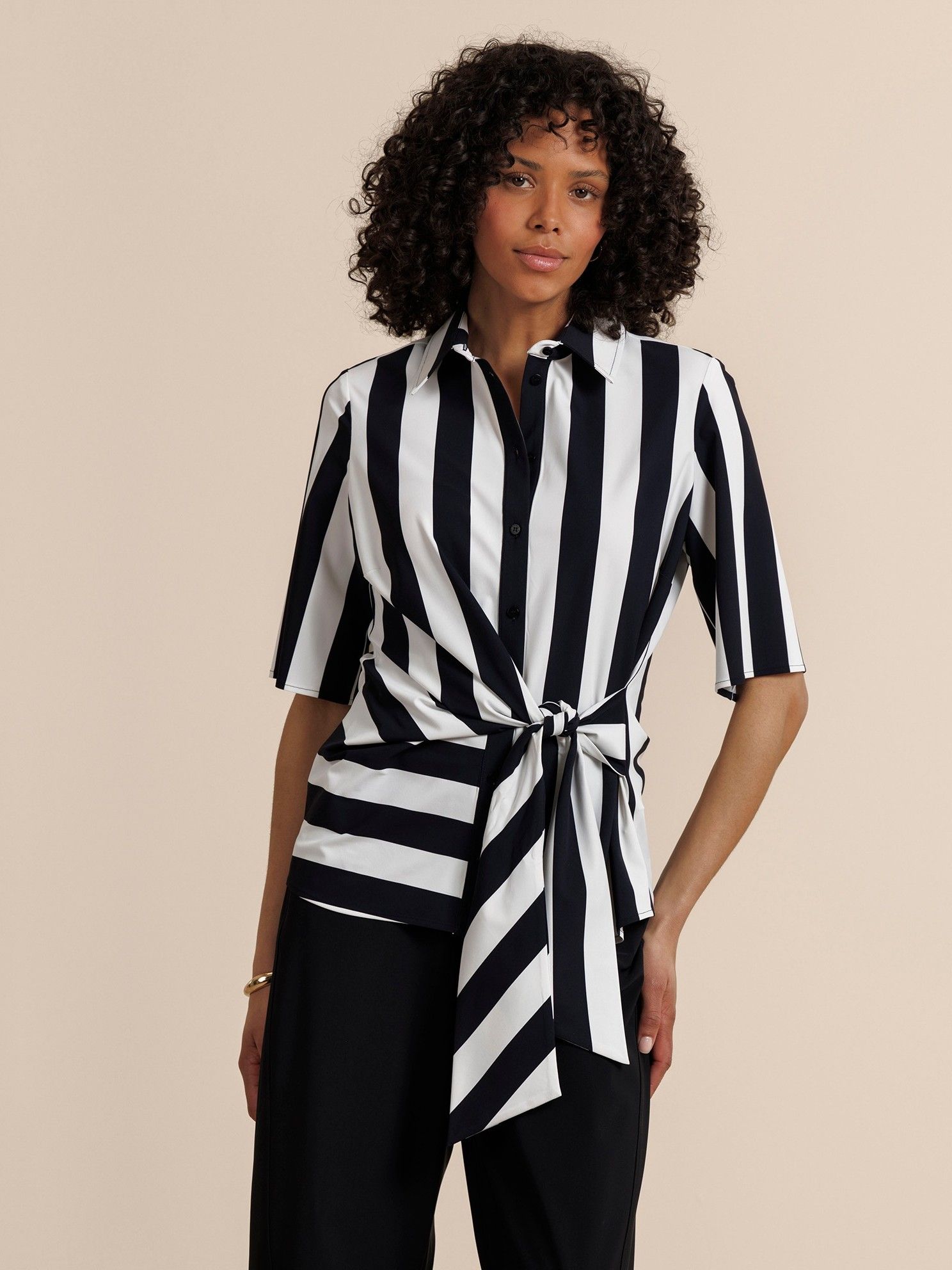 STUDIO ANNELOES - BLOUSE - Zwart