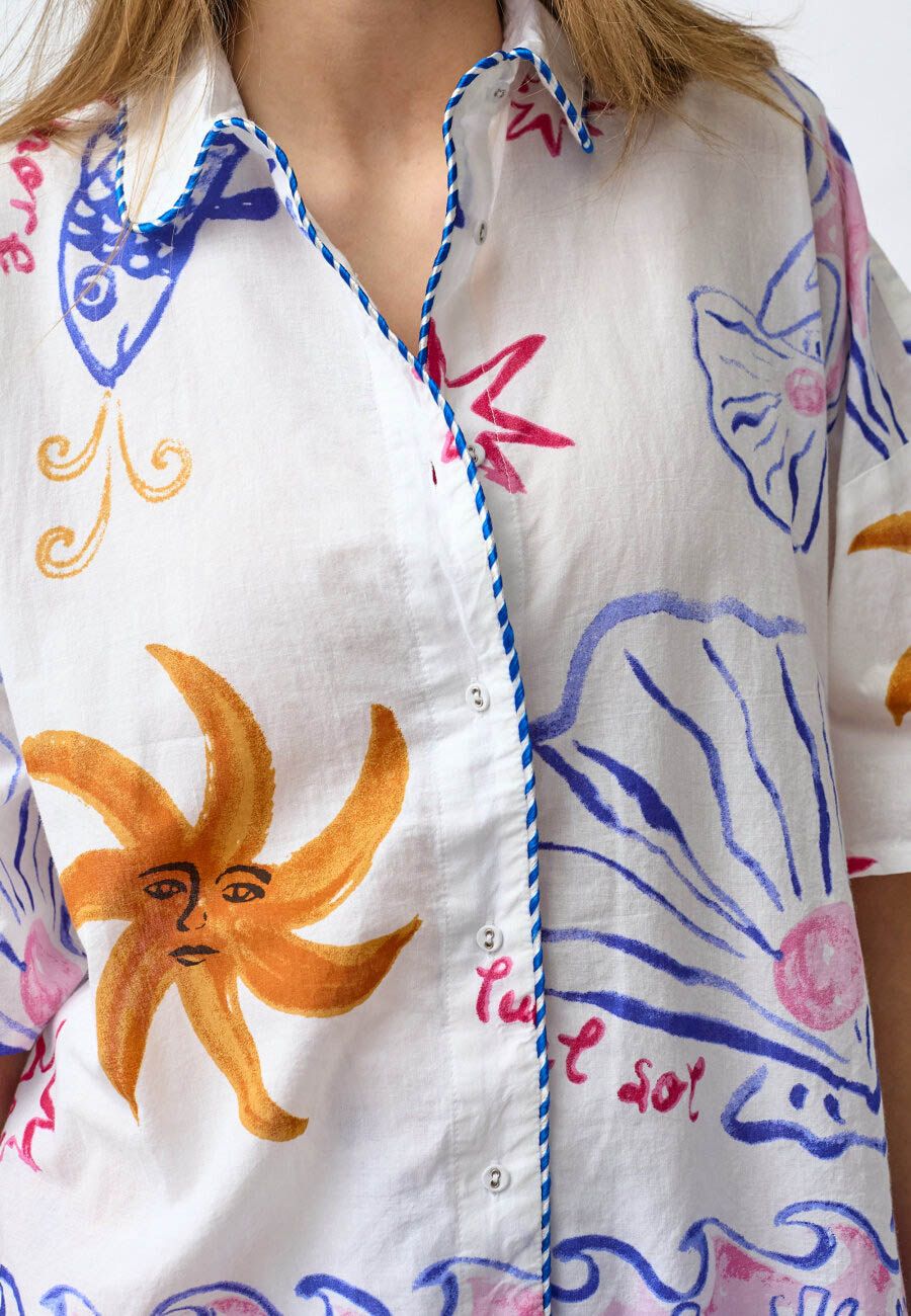 SISTERS POINT - BLOUSE - Wit