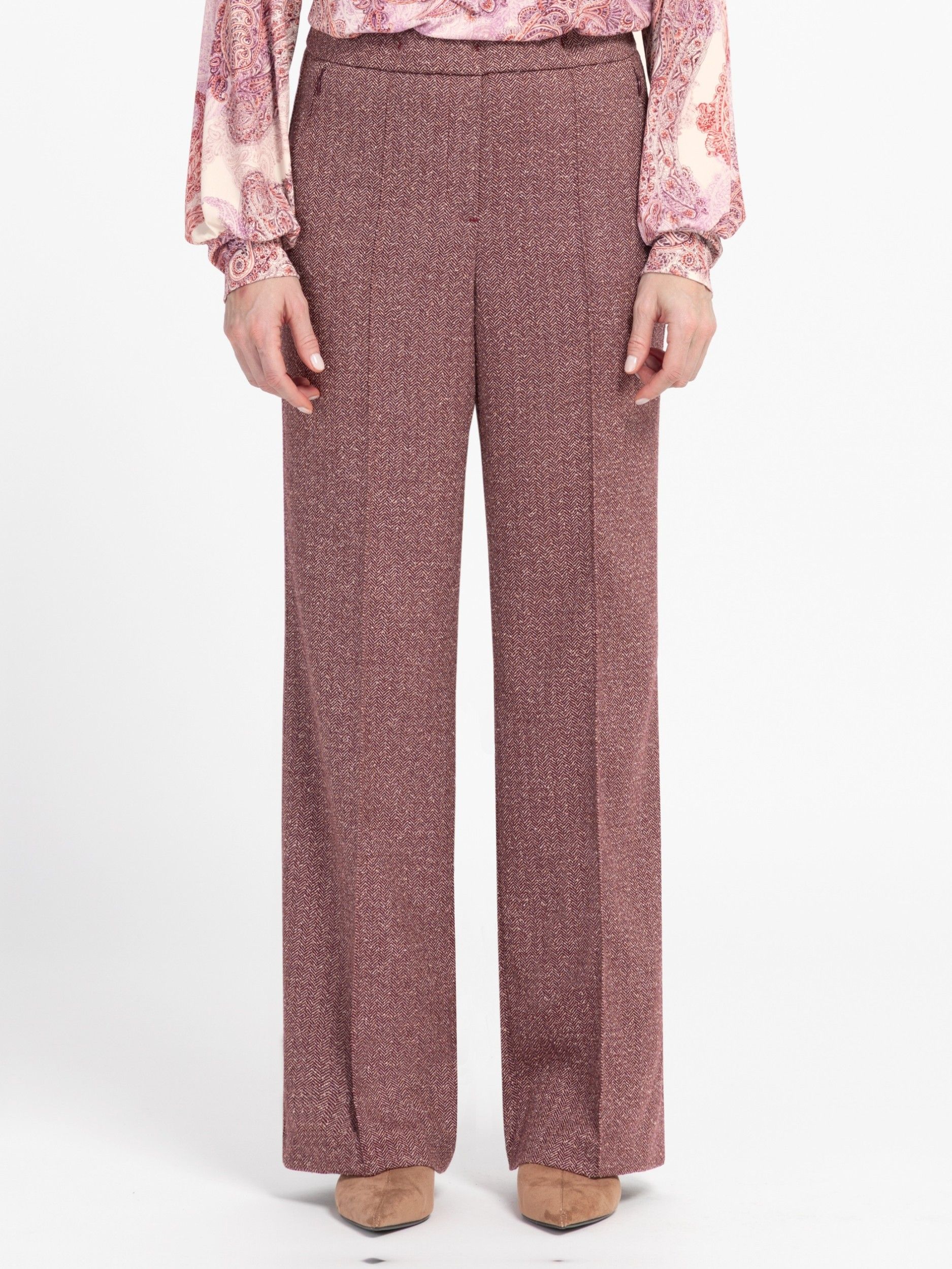 BIANCA - BROEK - Rood