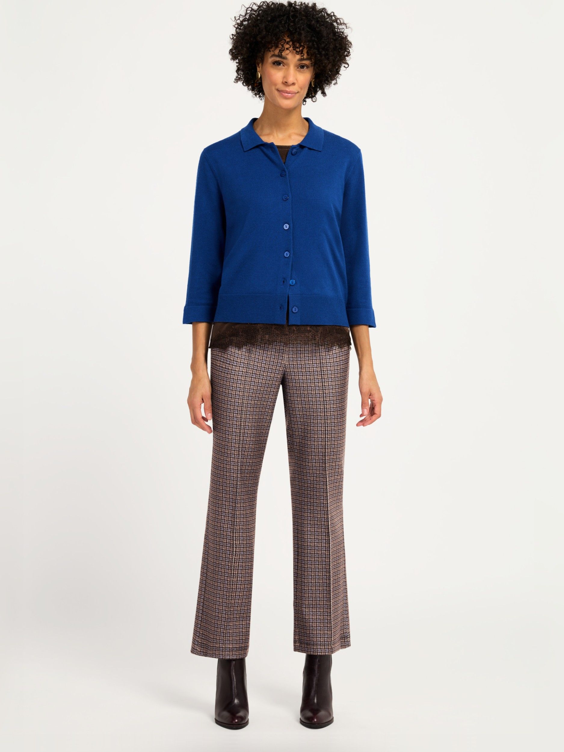 BIANCA - BROEK - Blauw