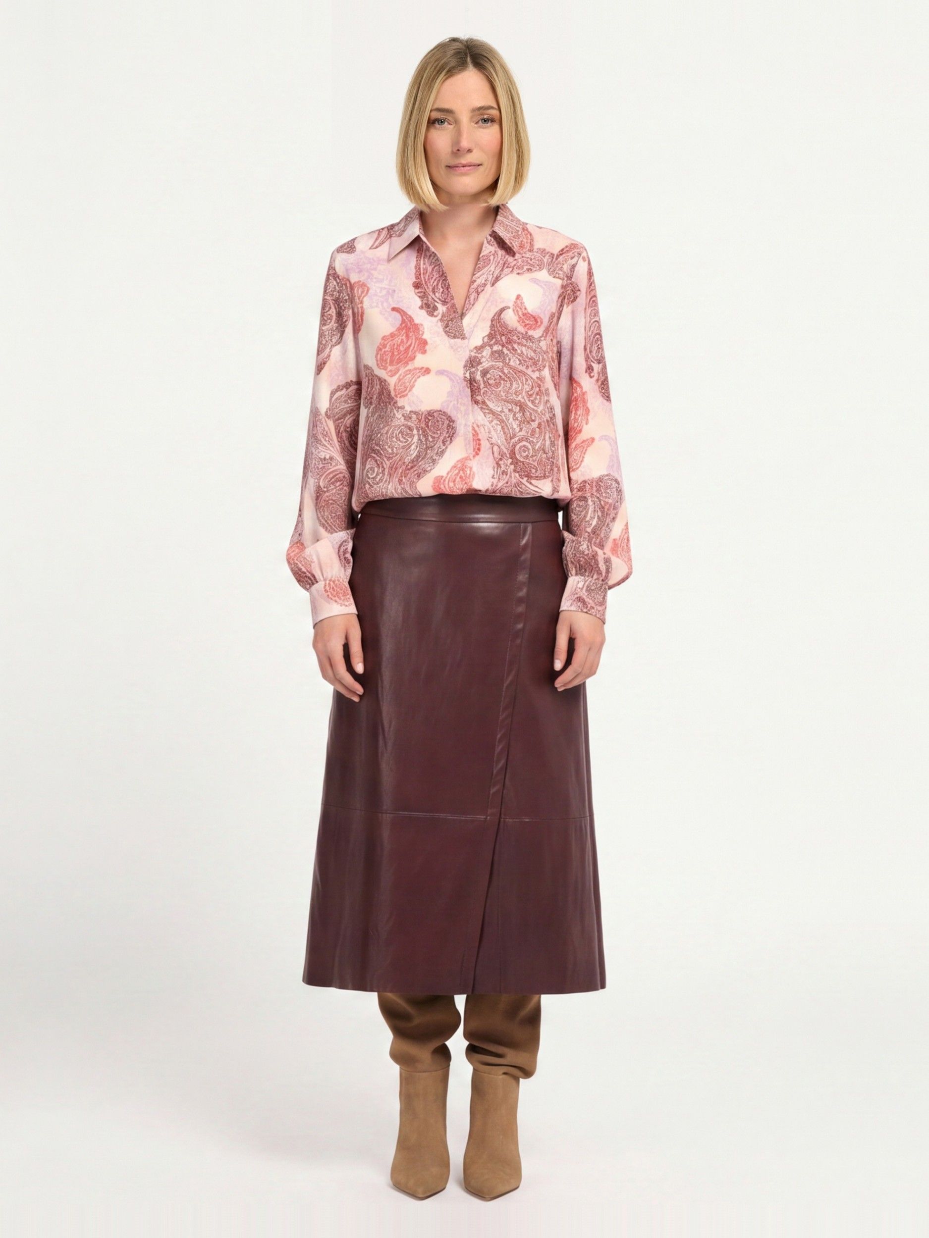 BIANCA - BLOUSE - Rood