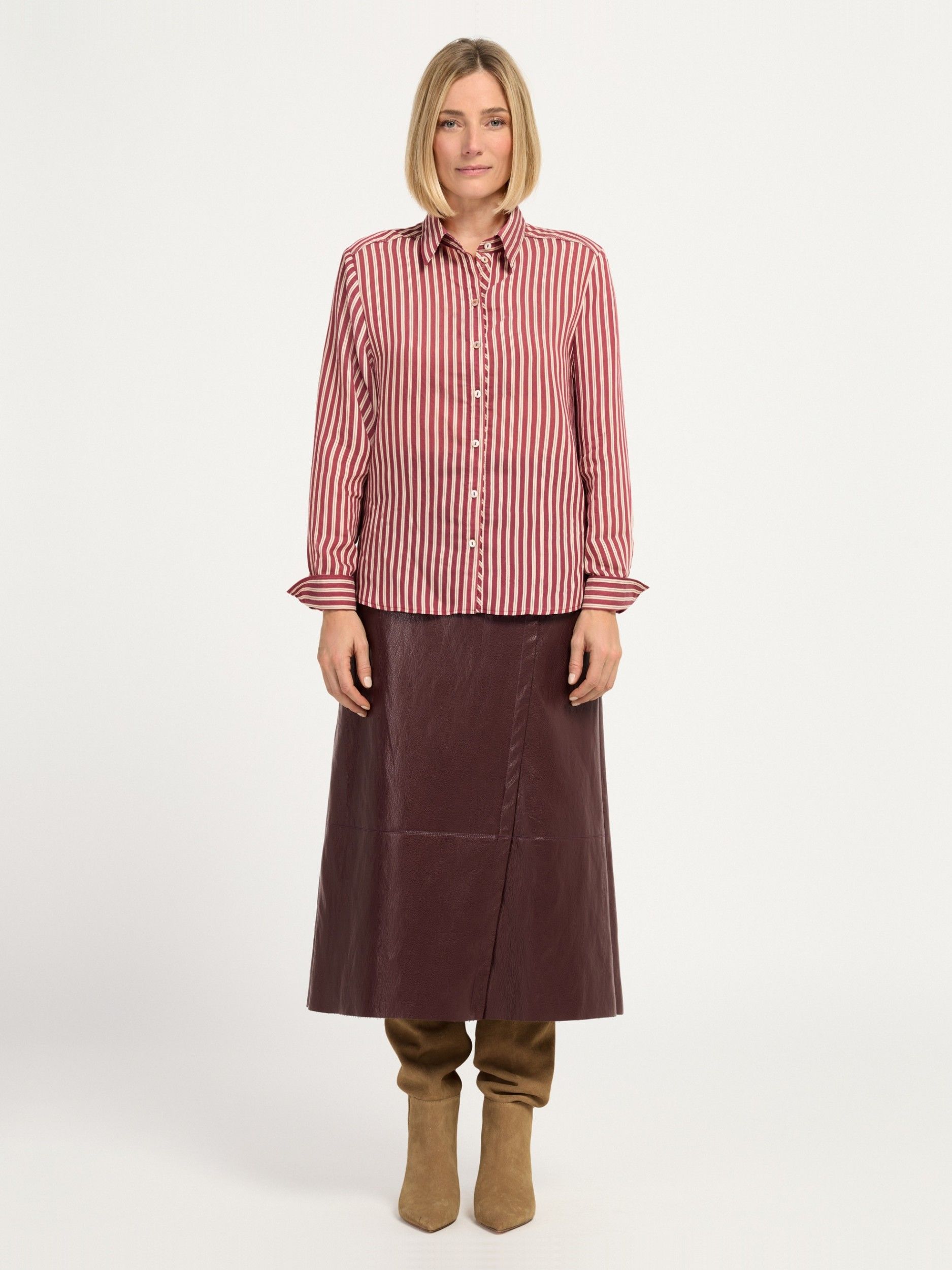 BIANCA - BLOUSE - Rood