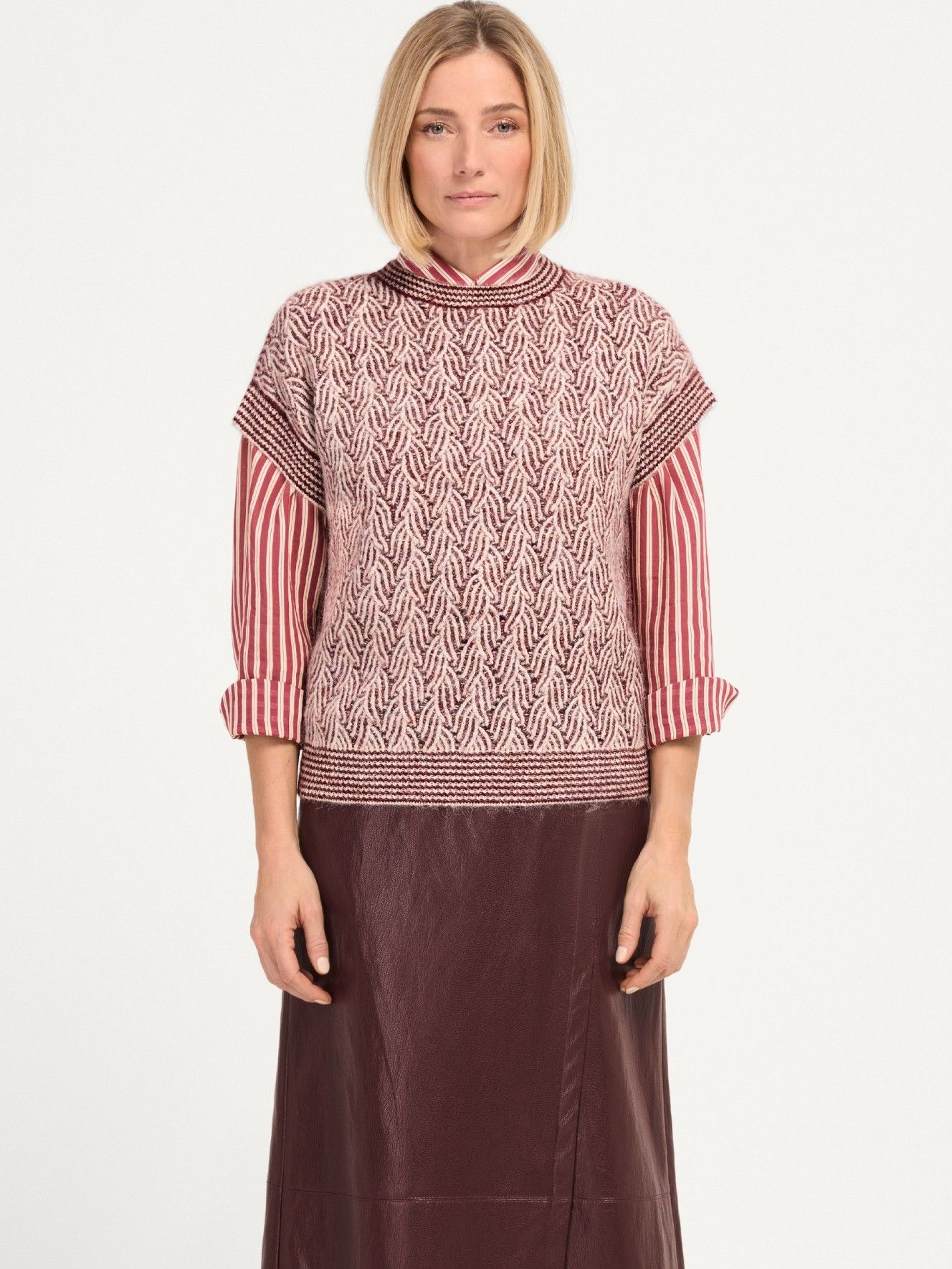 BIANCA - BLOUSE - Rood