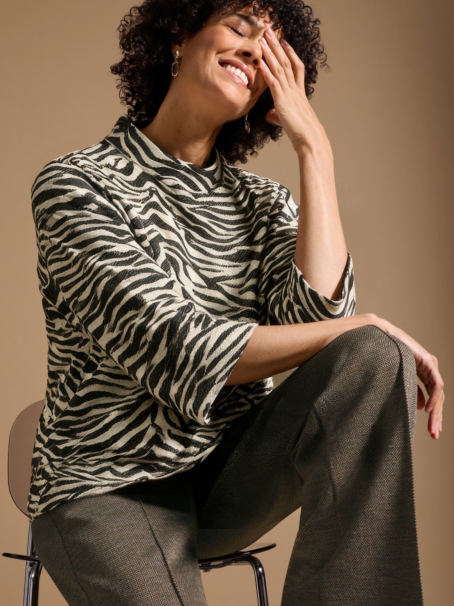 BIANCA - SHIRT - Beige