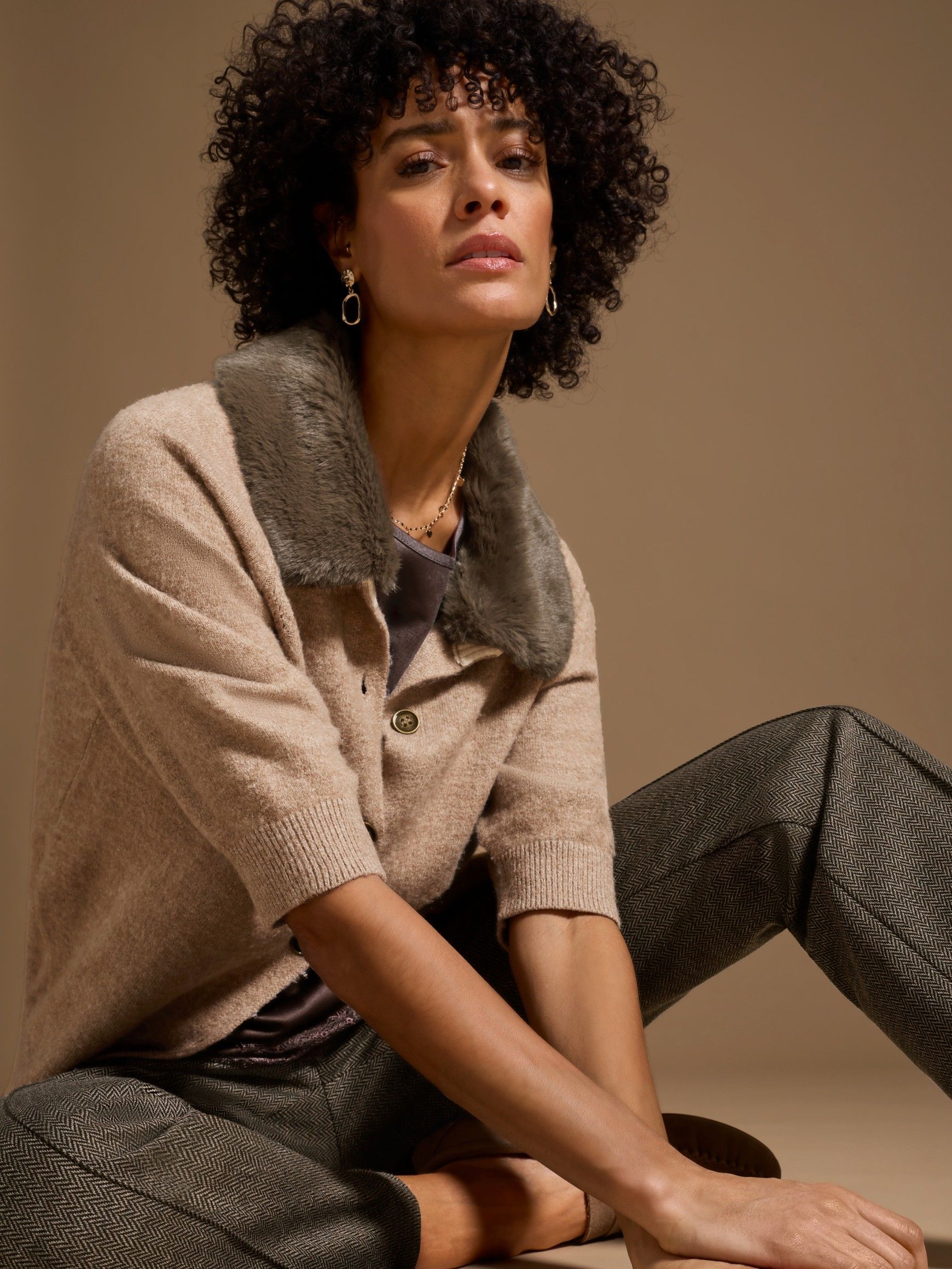 BIANCA - VEST - Beige
