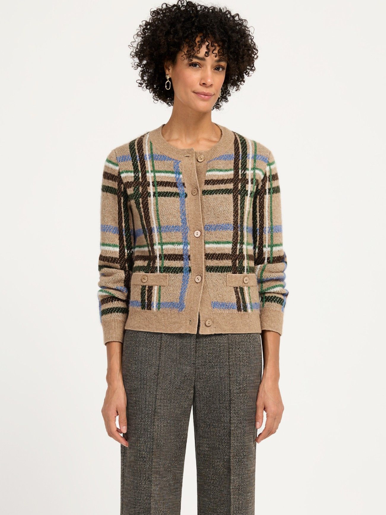 BIANCA - VEST - Bruin