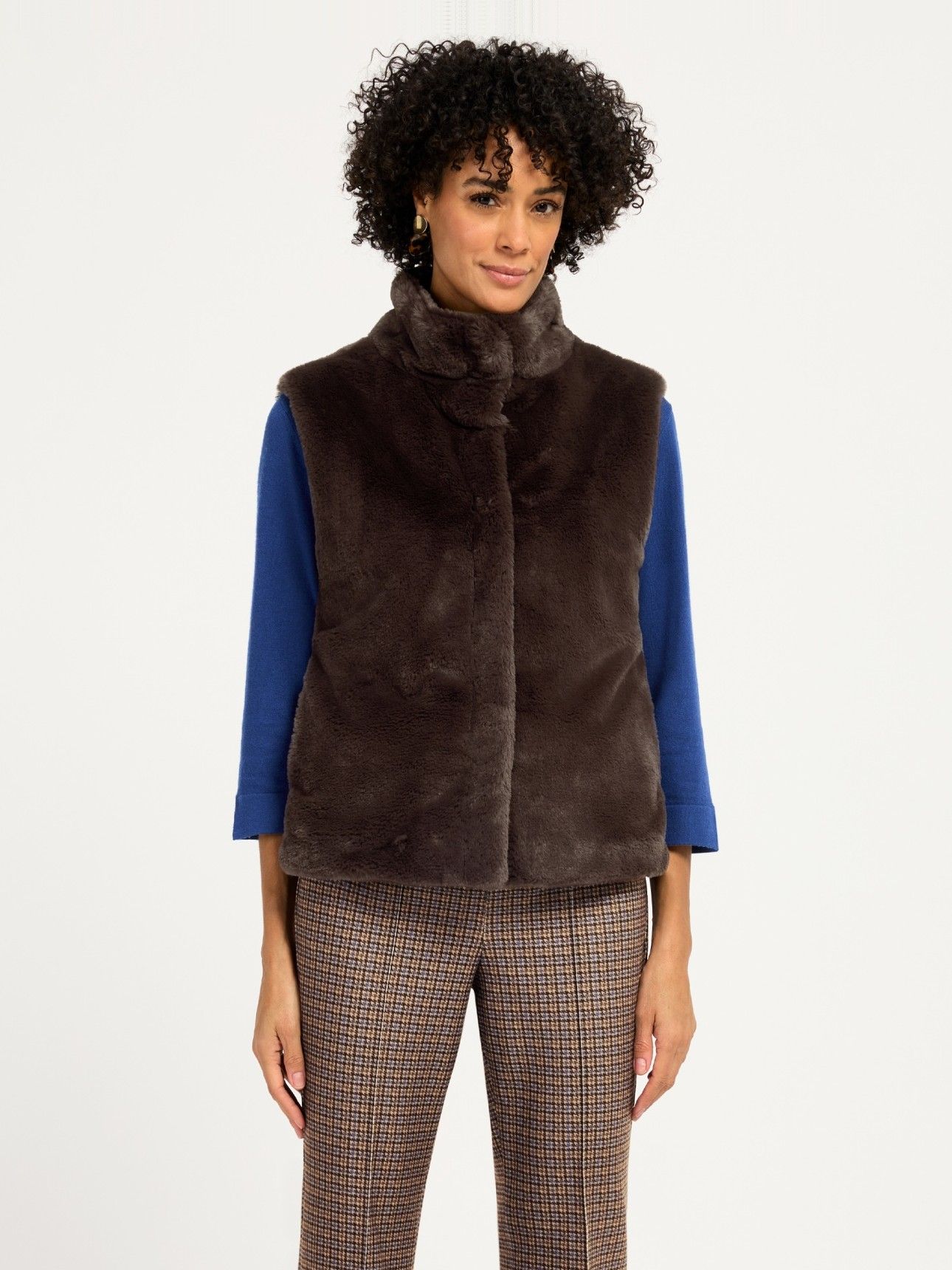 BIANCA - VEST - Blauw