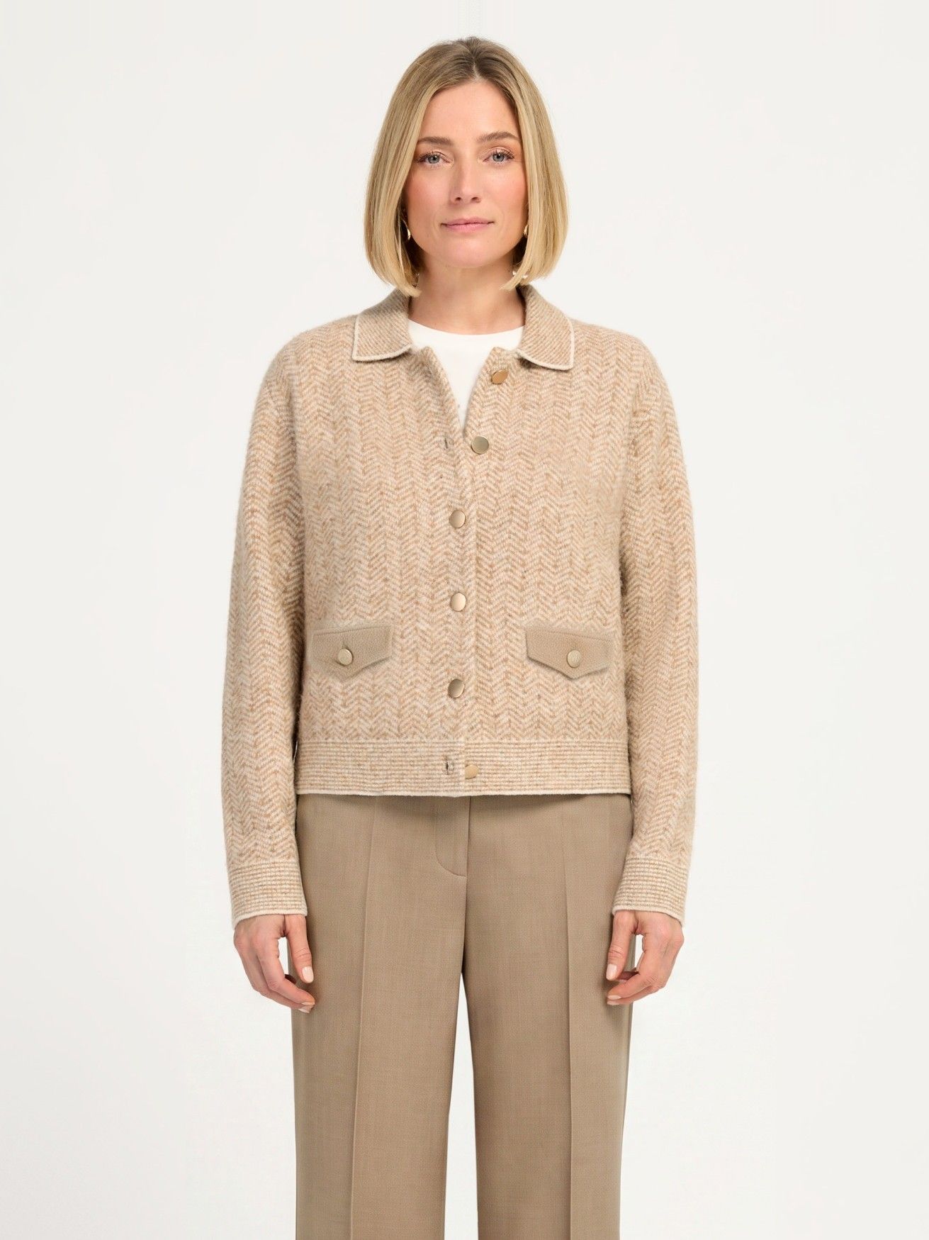 BIANCA - VEST - Bruin