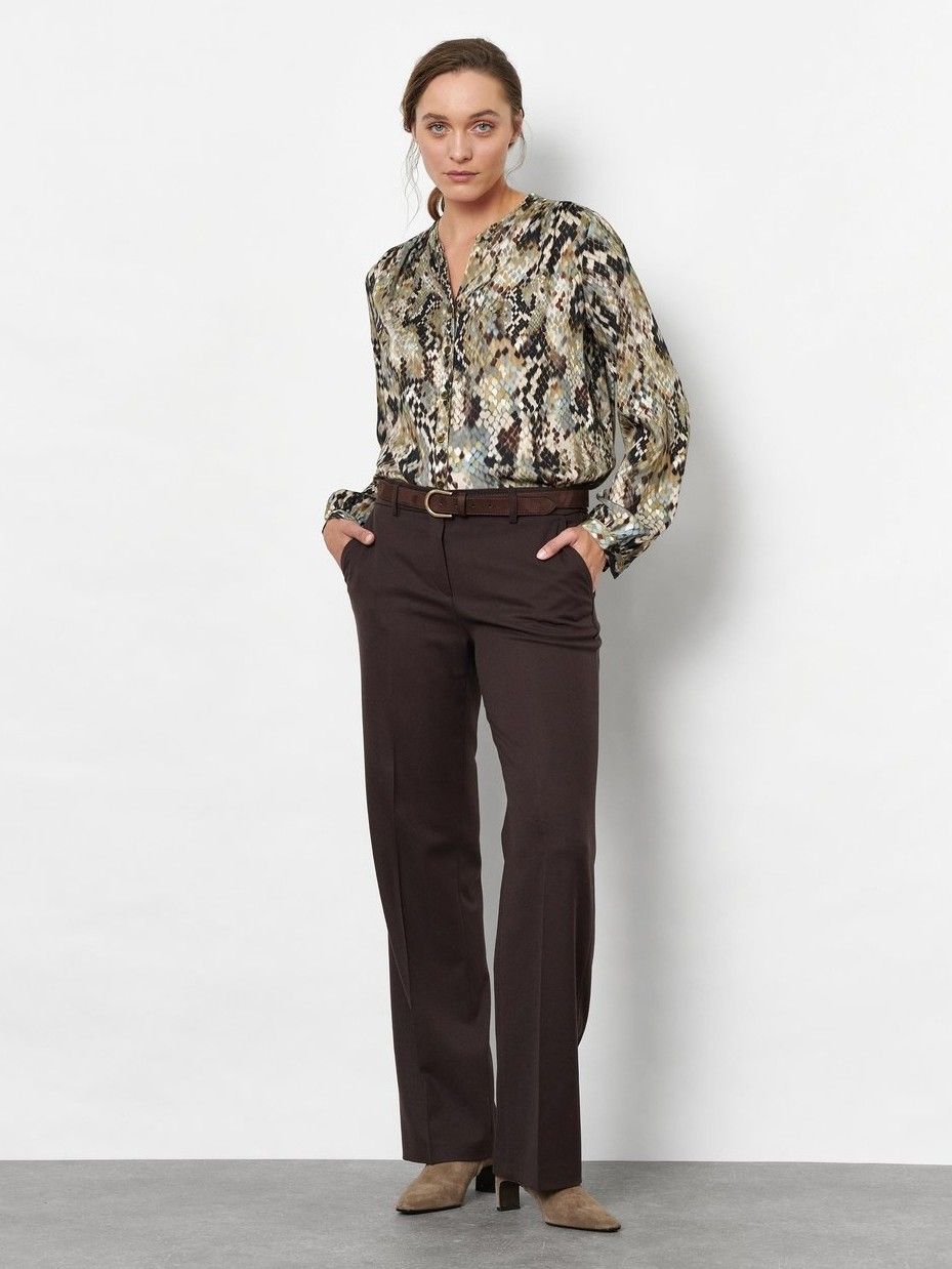 TONI - BROEK - Bruin