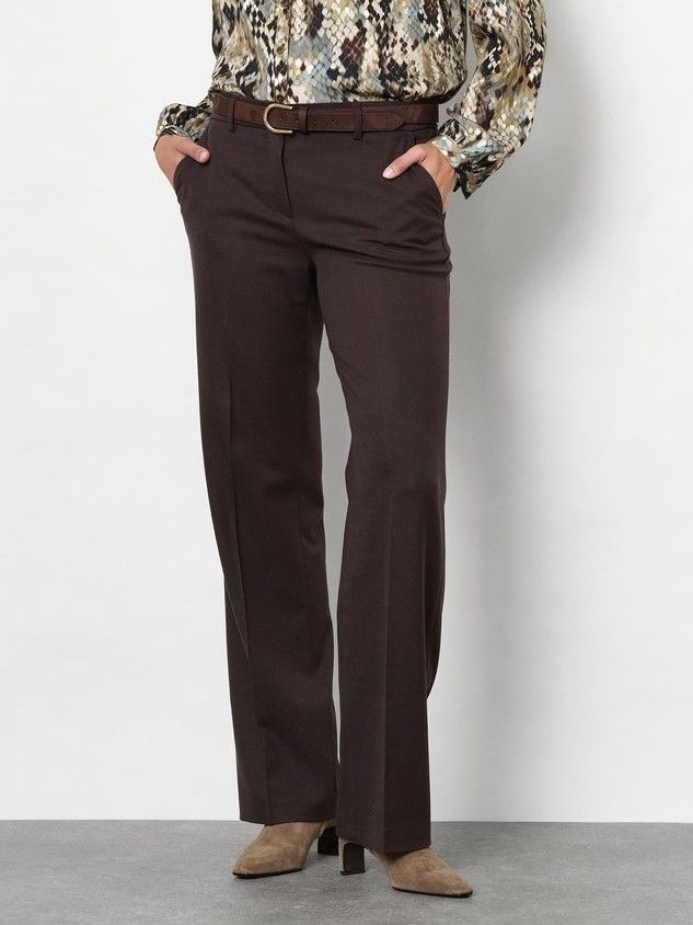 TONI - BROEK - Bruin