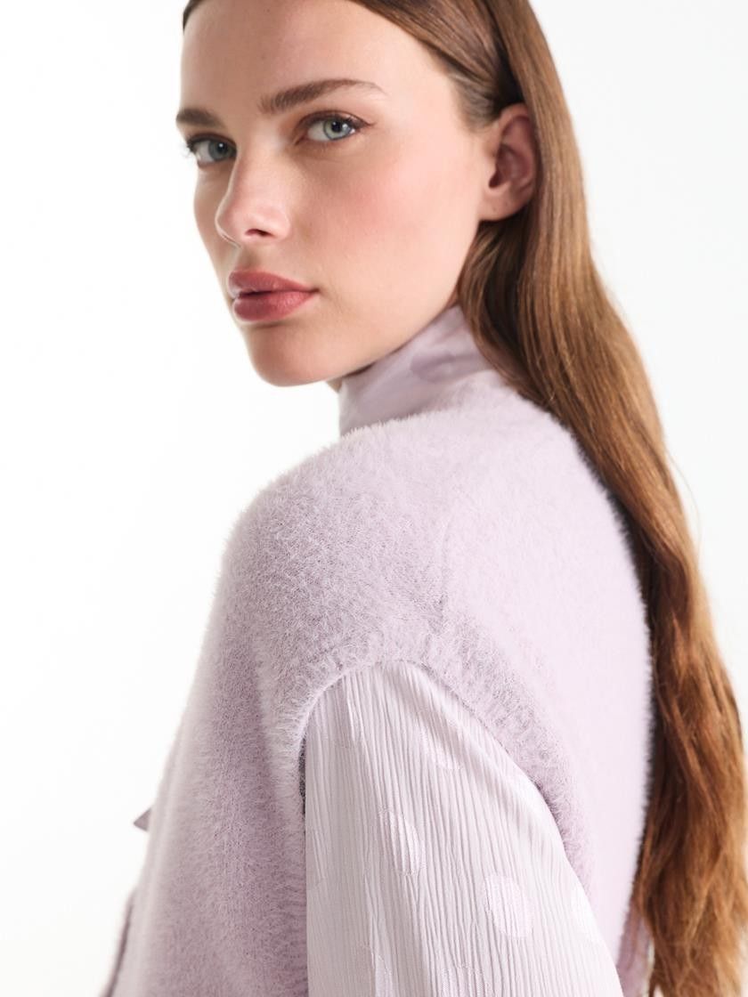 JANSEN AMSTERDAM - GILET - Paars