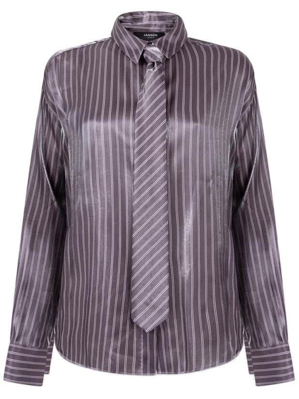 JANSEN AMSTERDAM - BLOUSE - Paars