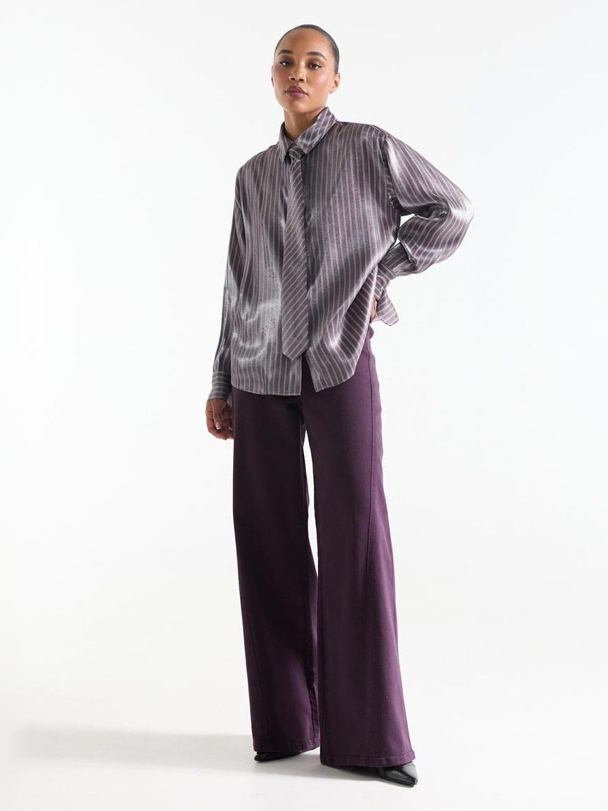 JANSEN AMSTERDAM - BLOUSE - Paars