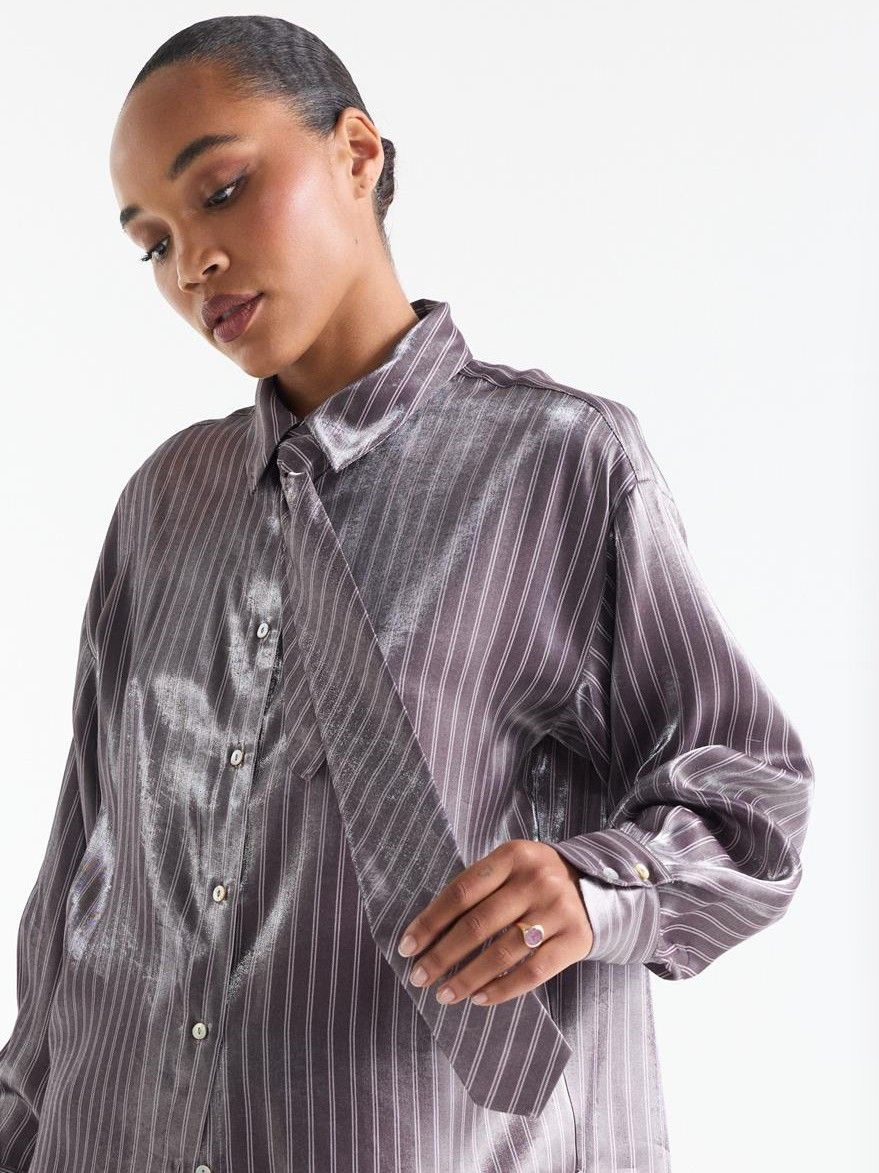 JANSEN AMSTERDAM - BLOUSE - Paars