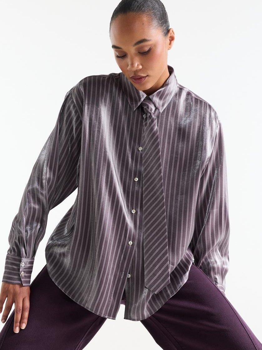 JANSEN AMSTERDAM - BLOUSE - Paars