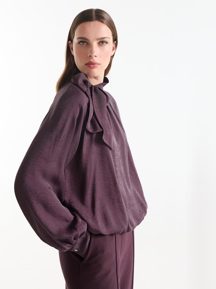 JANSEN AMSTERDAM - BLOUSE - Paars
